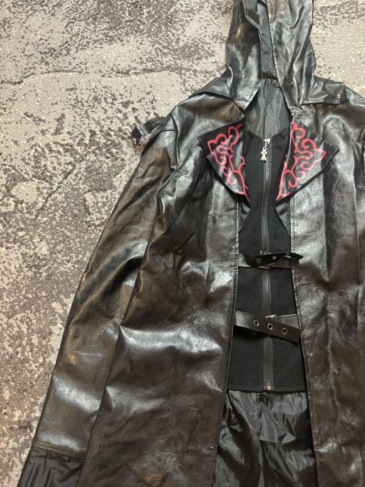 Japanese Brand Y2K Assassin Gothic Opium Hearts Style Leather Style Jaket Size US M / EU 48-50 / 2 - 9 Thumbnail