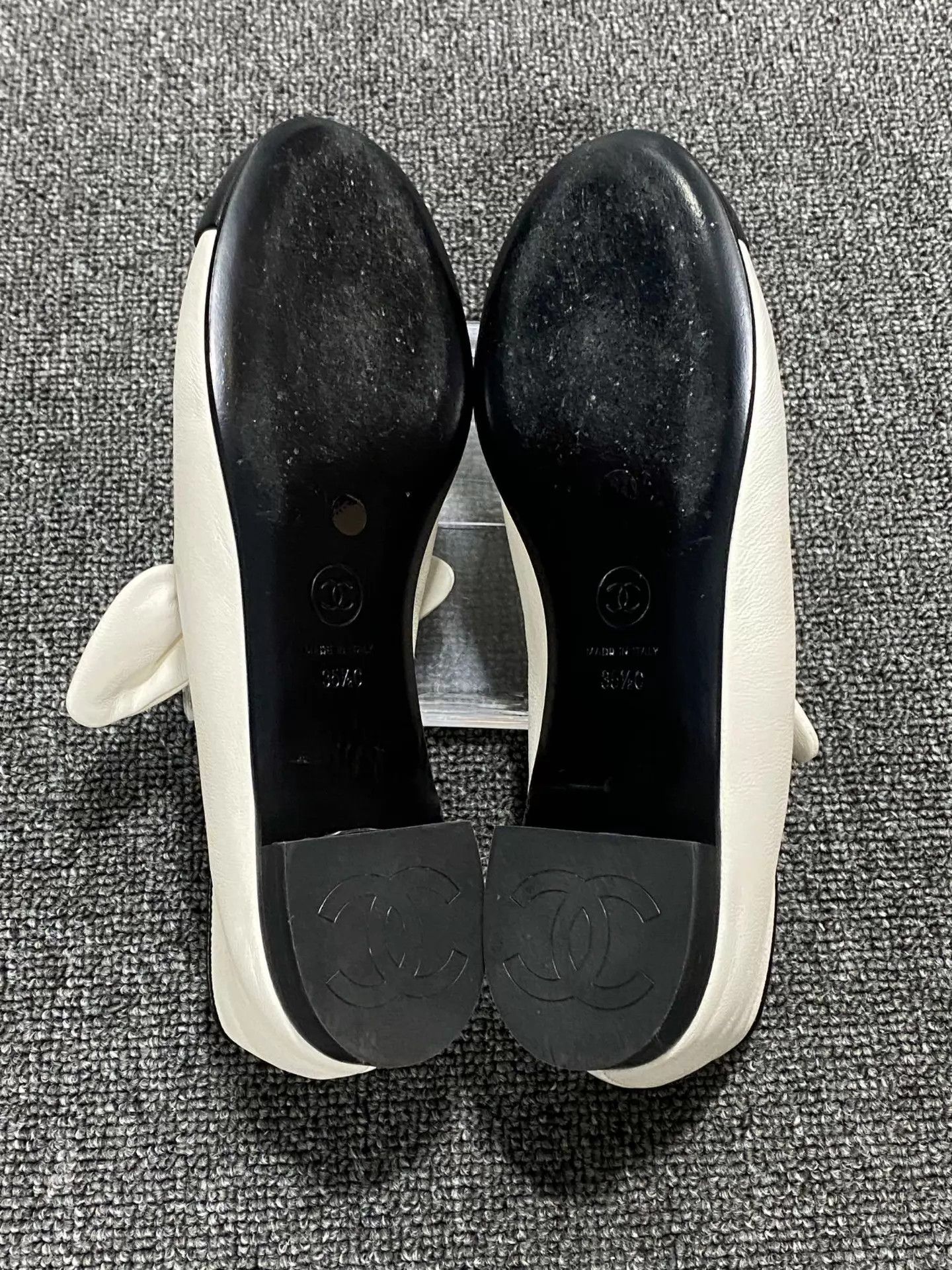Chanel Chanel 25C Women's Bow Mary Jane 98 New 35.5 Size US 5 / IT 35 - 6 Thumbnail