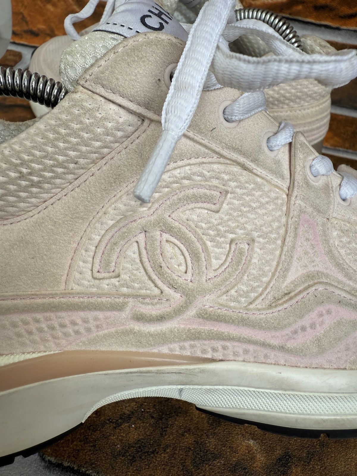 Chanel 🔥CC Logo trainers Size US 7.5 / IT 37.5 - 14 Thumbnail