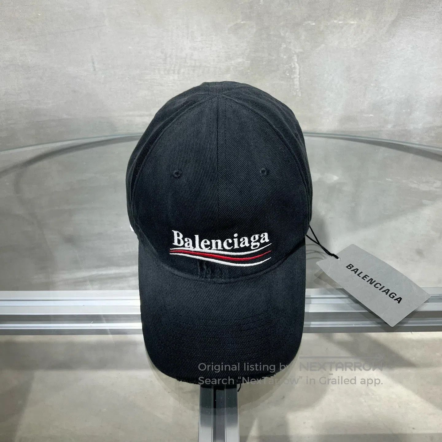 Balenciaga Balenciaga Embroidered cola can damage baseball caps Size ONE SIZE - 1 Thumbnail