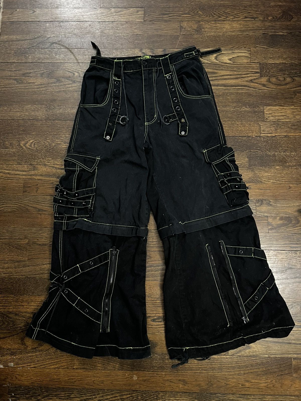 image of Tripp NYC Wide Opium Pants in Black, Men's (Size 30)