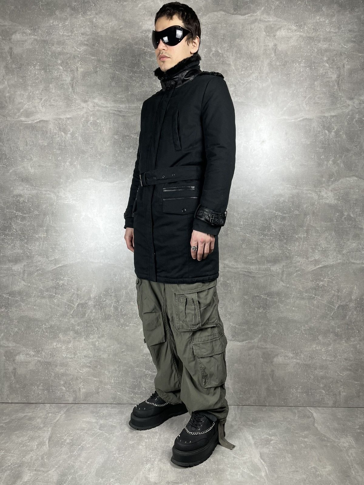 The Kooples The Kooples Fur Belted Opium Avant Garde Leather Zip Jacket Size US S / EU 44-46 / 1 - 7 Thumbnail