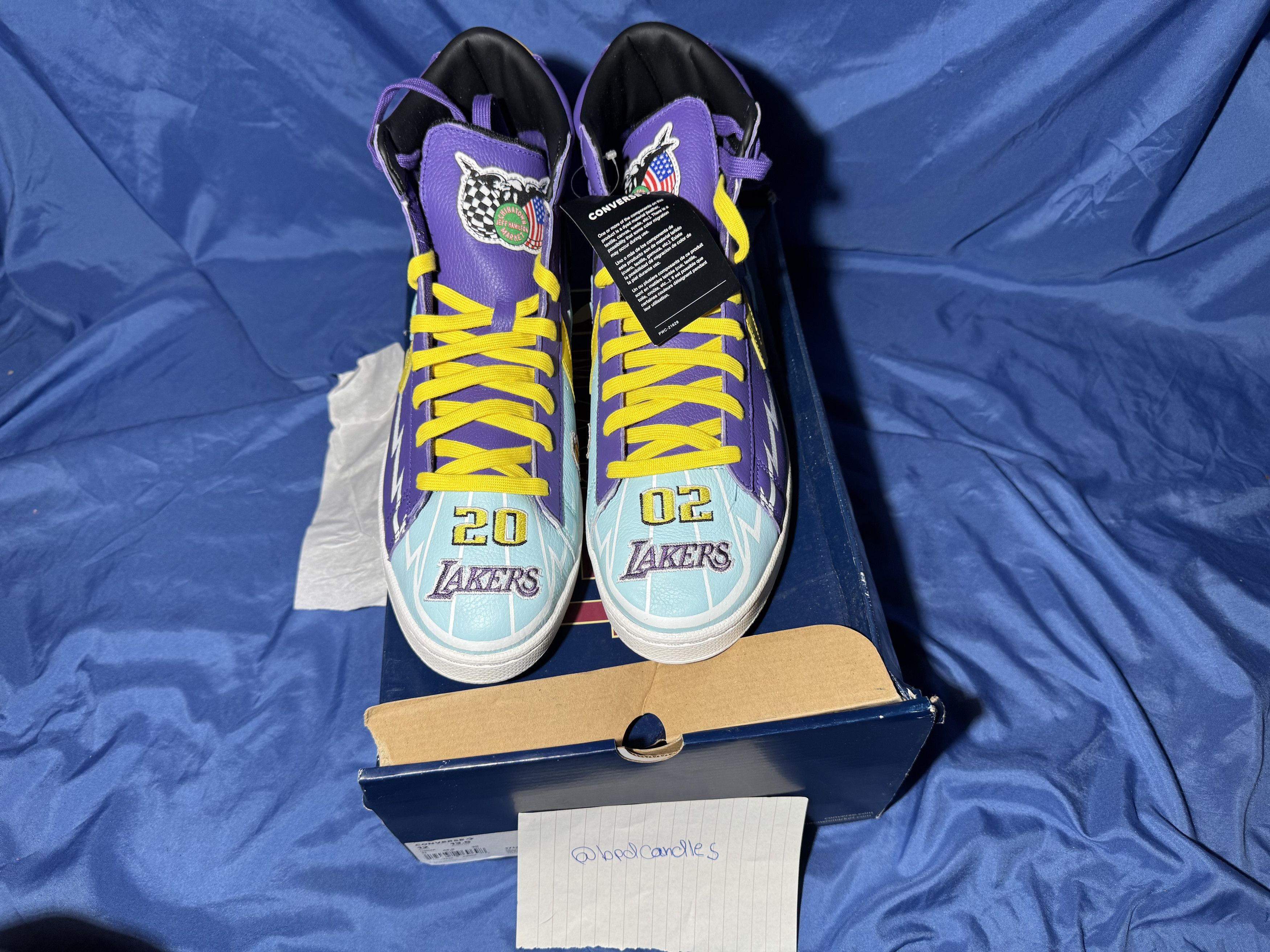 Market Converse × Jeff Hamilton × Market Lakers leather size 12 Size US 12 / EU 45 - 5 Thumbnail