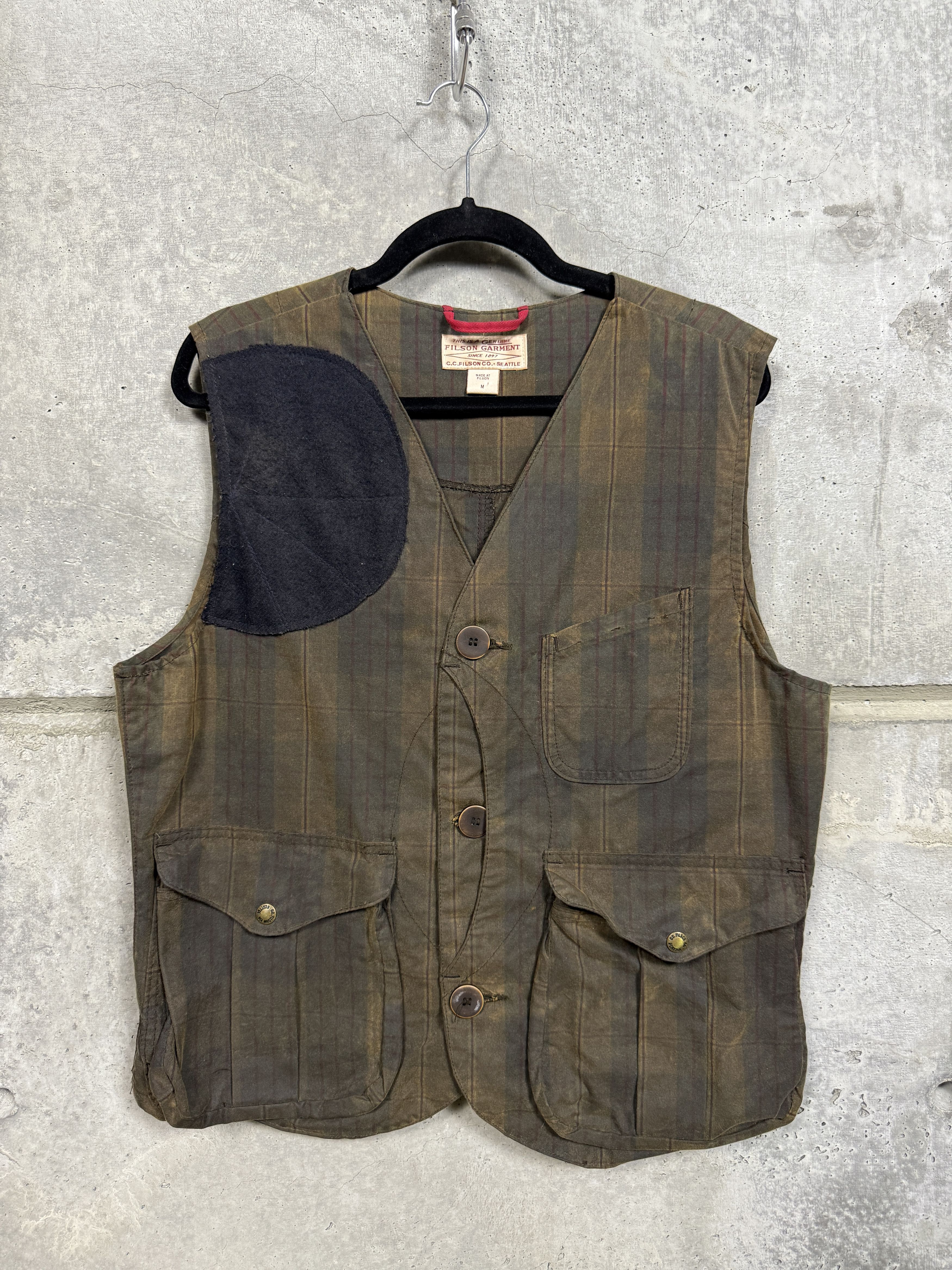 Filson Filson 10423 Guide Vest Waxed Tartan Size US M / EU 48-50 / 2 - 1 Thumbnail