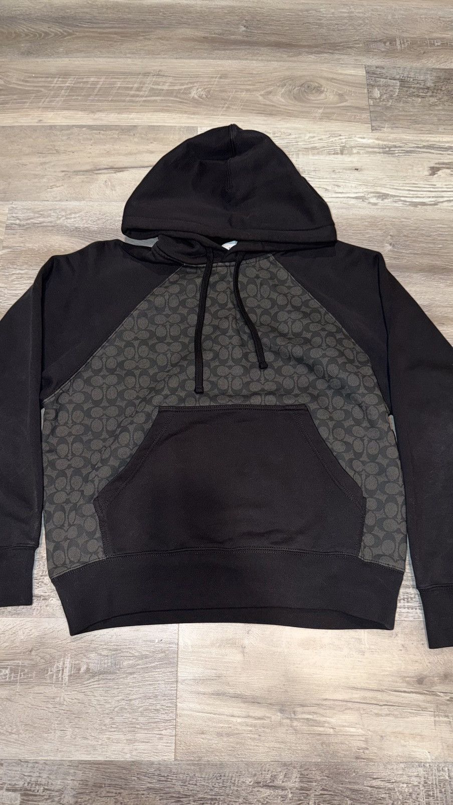 Coach Coach Black and grey Logo Hoodie Size US M / EU 48-50 / 2 - 1 Thumbnail