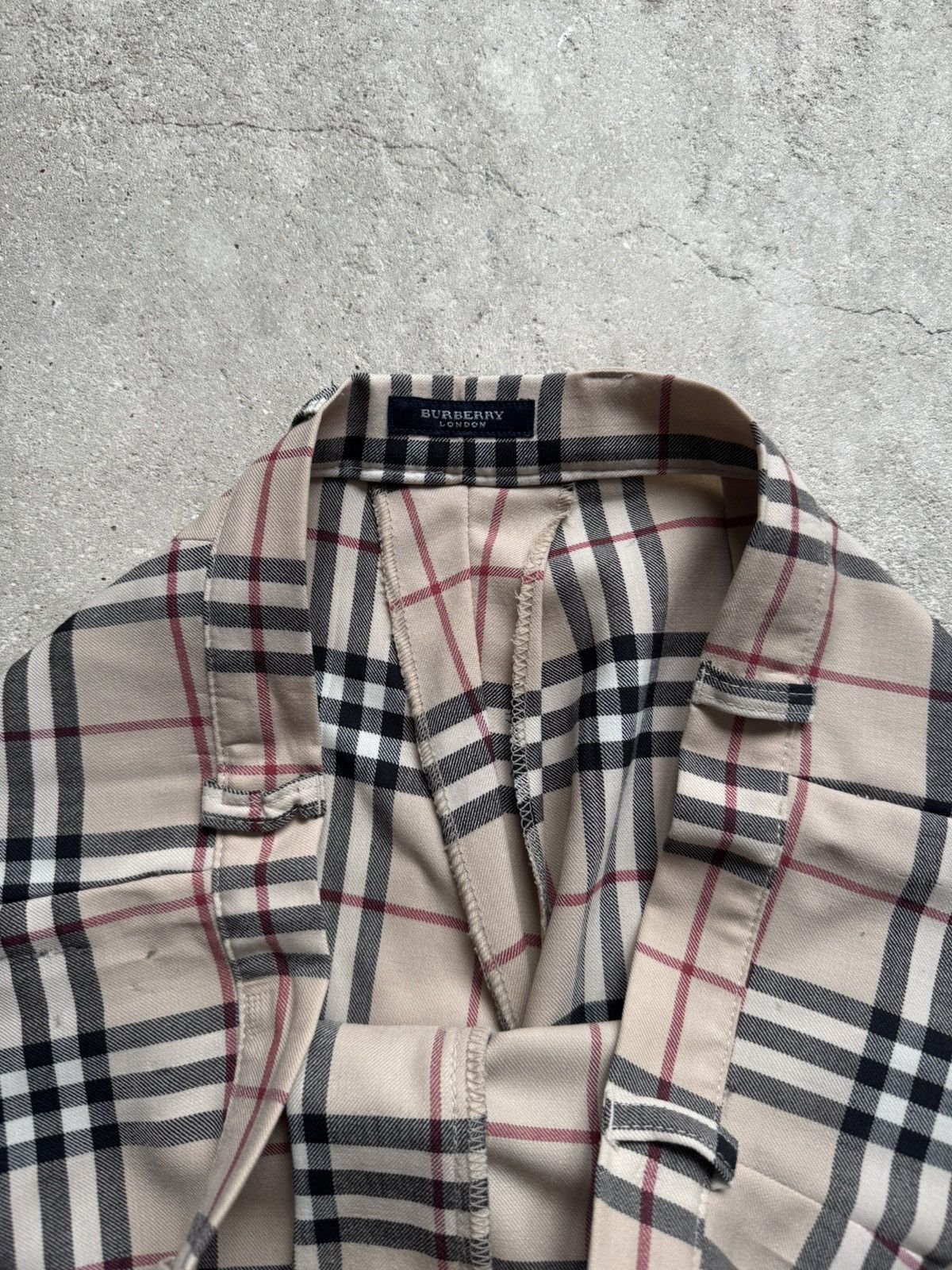 Burberry Vintage Burberry Pants Plaid Nova Check Wool Size US 34 / EU 50 - 10 Thumbnail