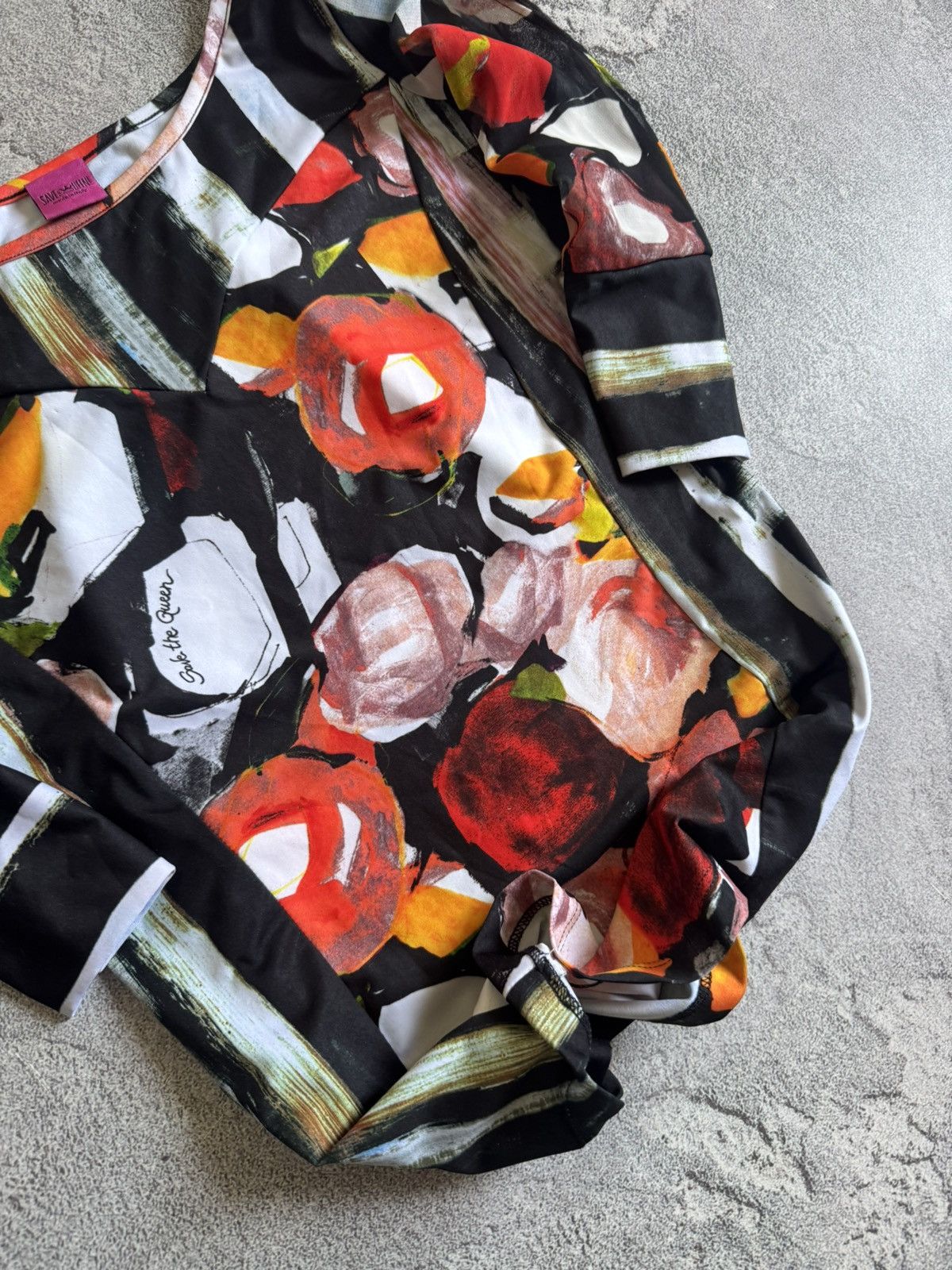 Designer Save the Queen S all printed top blouse shirt Avantgarde Size S / US 4 / IT 40 - 4 Thumbnail