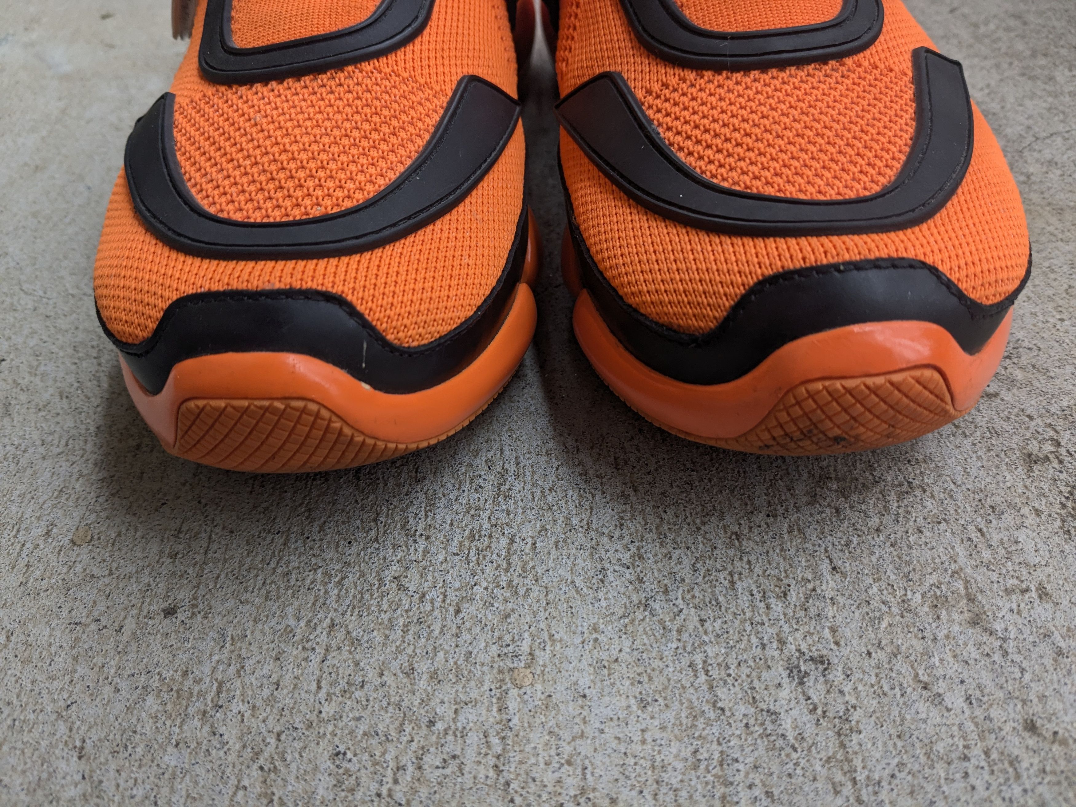 Prada Prada Cloudbust Sneakers Orange Black 7 Leather Size US 7 / EU 40 - 2 Thumbnail