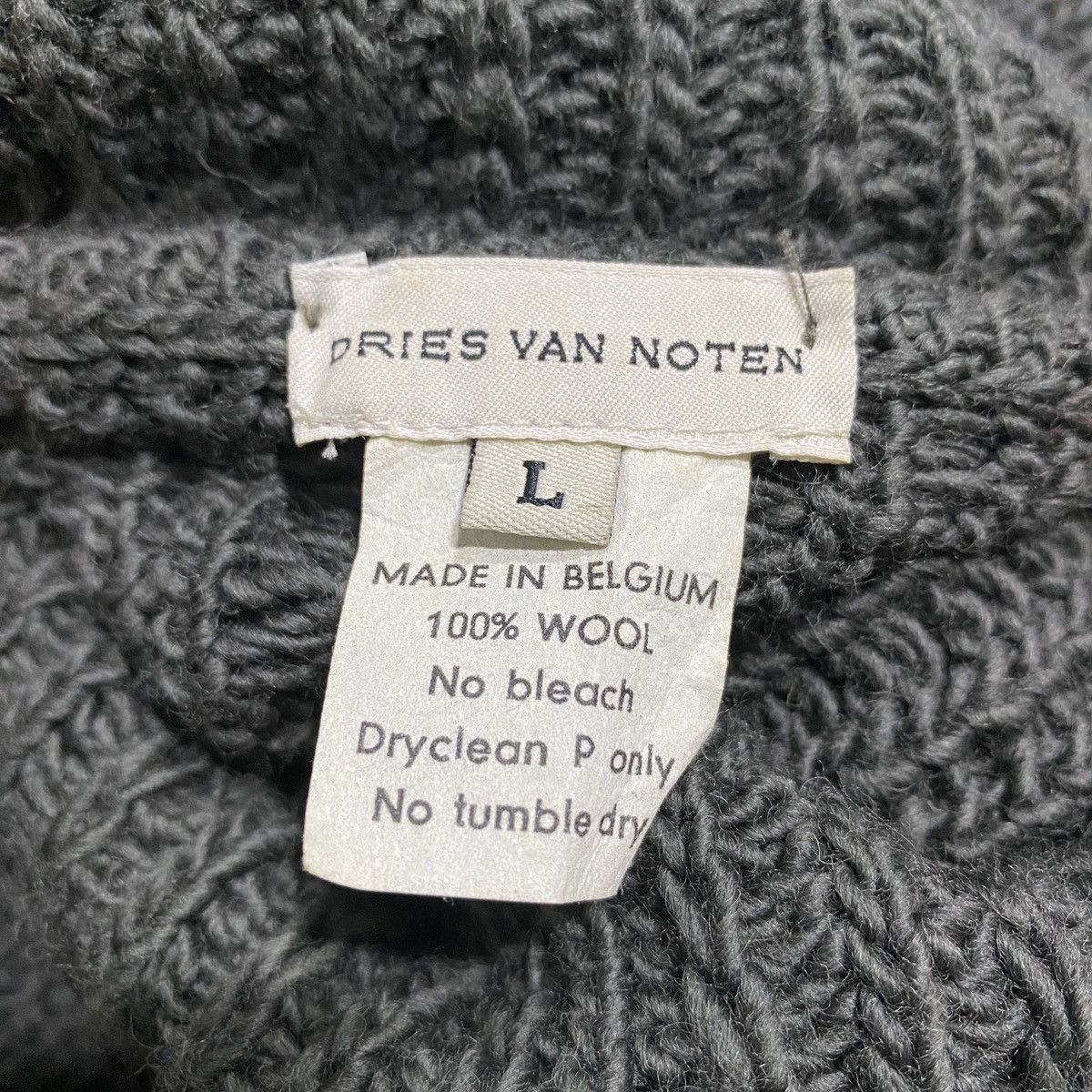 Dries Van Noten Vintage Dries Van Noten Turtleneck Sweater Size US L / EU 52-54 / 3 - 7 Thumbnail