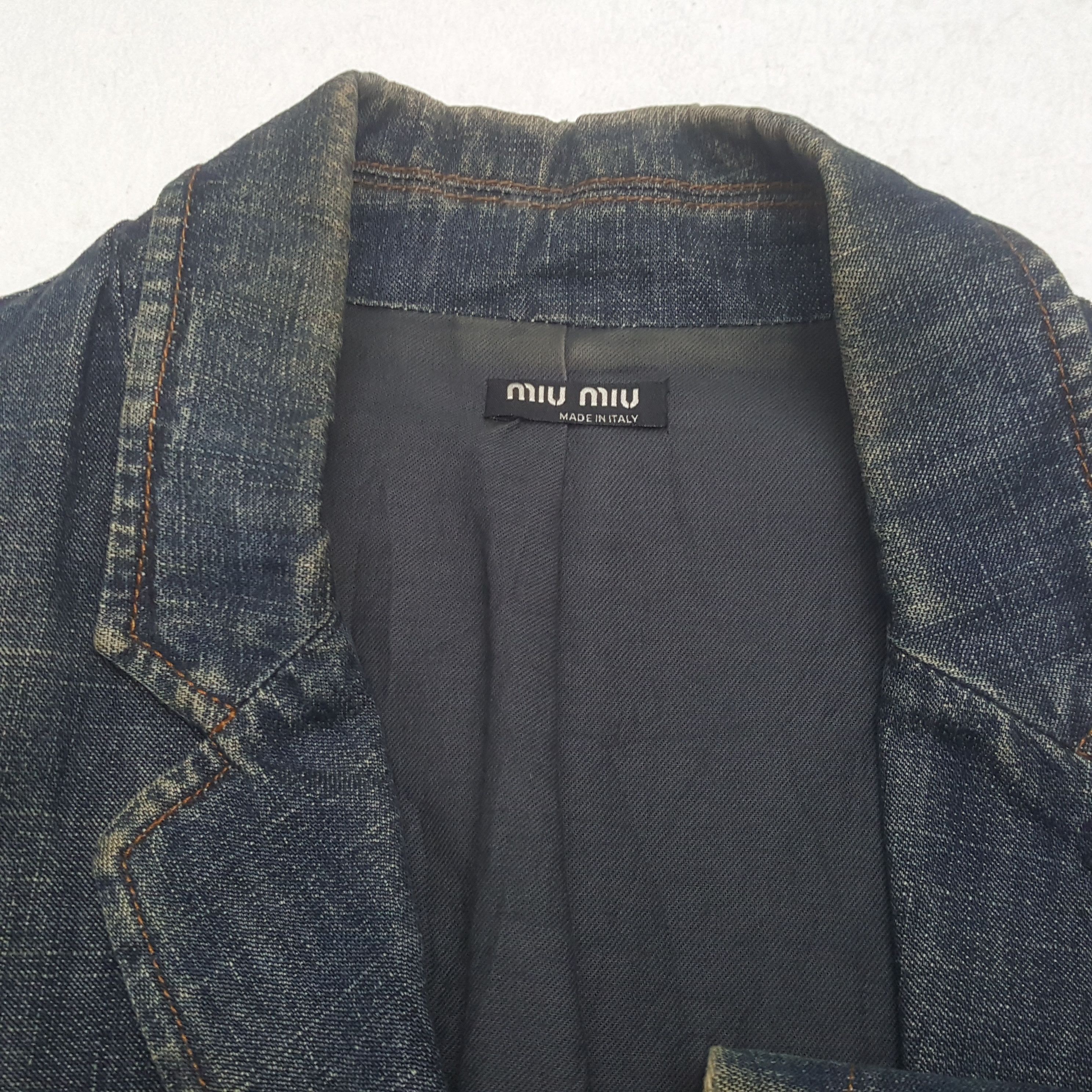 Miu Miu MIU MIU Italian Fashion Casual Style Jacket Size XS / US 0-2 / IT 36-38 - 11 Thumbnail