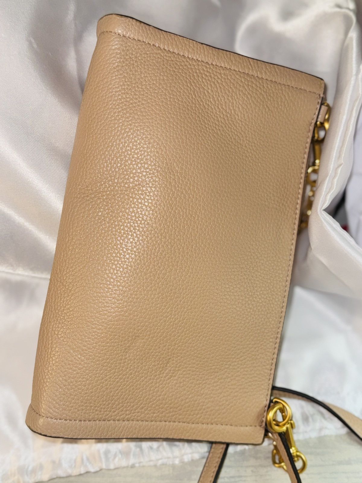 Tory Burch Tory Burch Carson Zip Top Crossbody Bag cream crossbody bag Size ONE SIZE - 10 Thumbnail