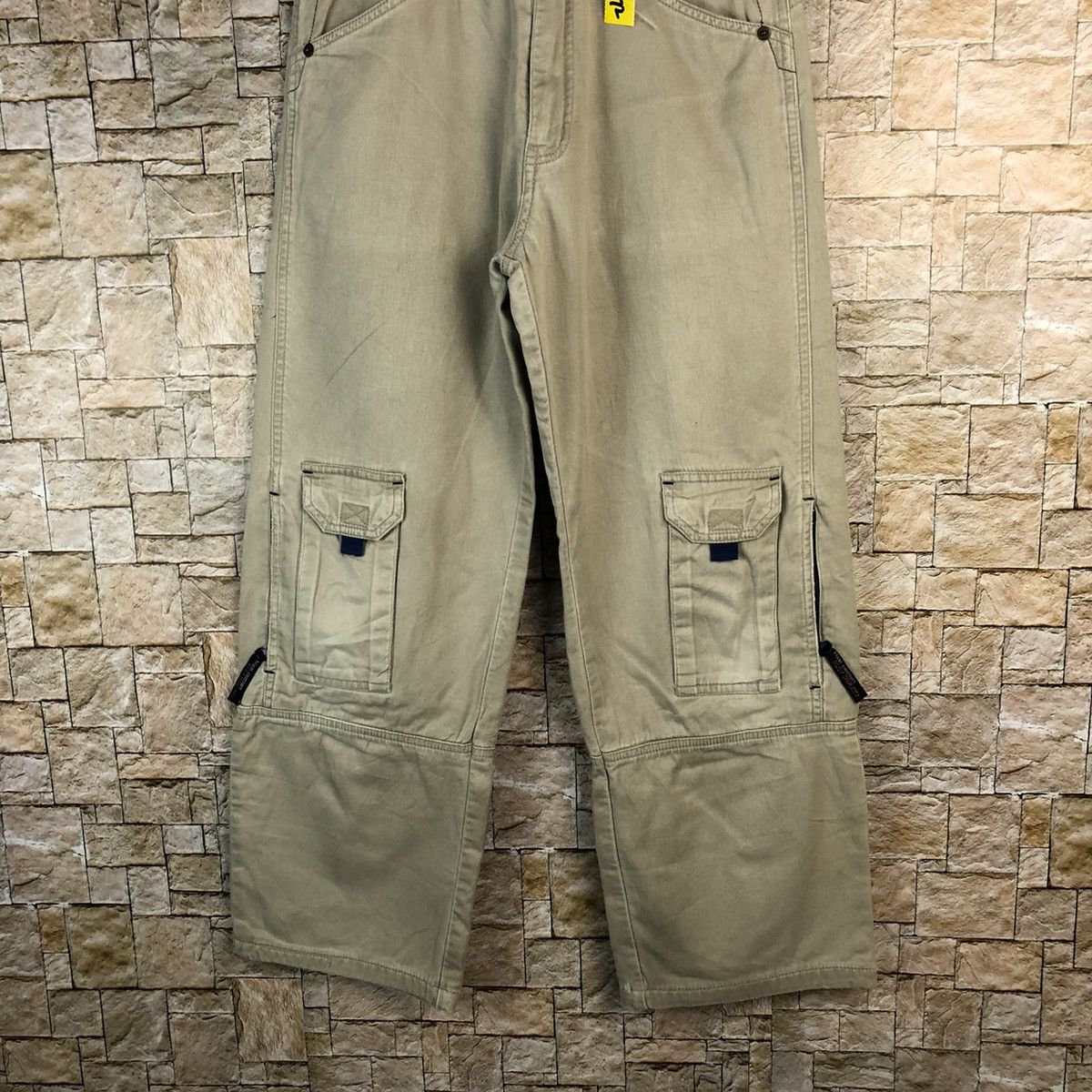 Japanese Brand Japanese Brand Brown Cargo Multipocket Pants #A972 Size US 26 / EU 42 - 3 Thumbnail
