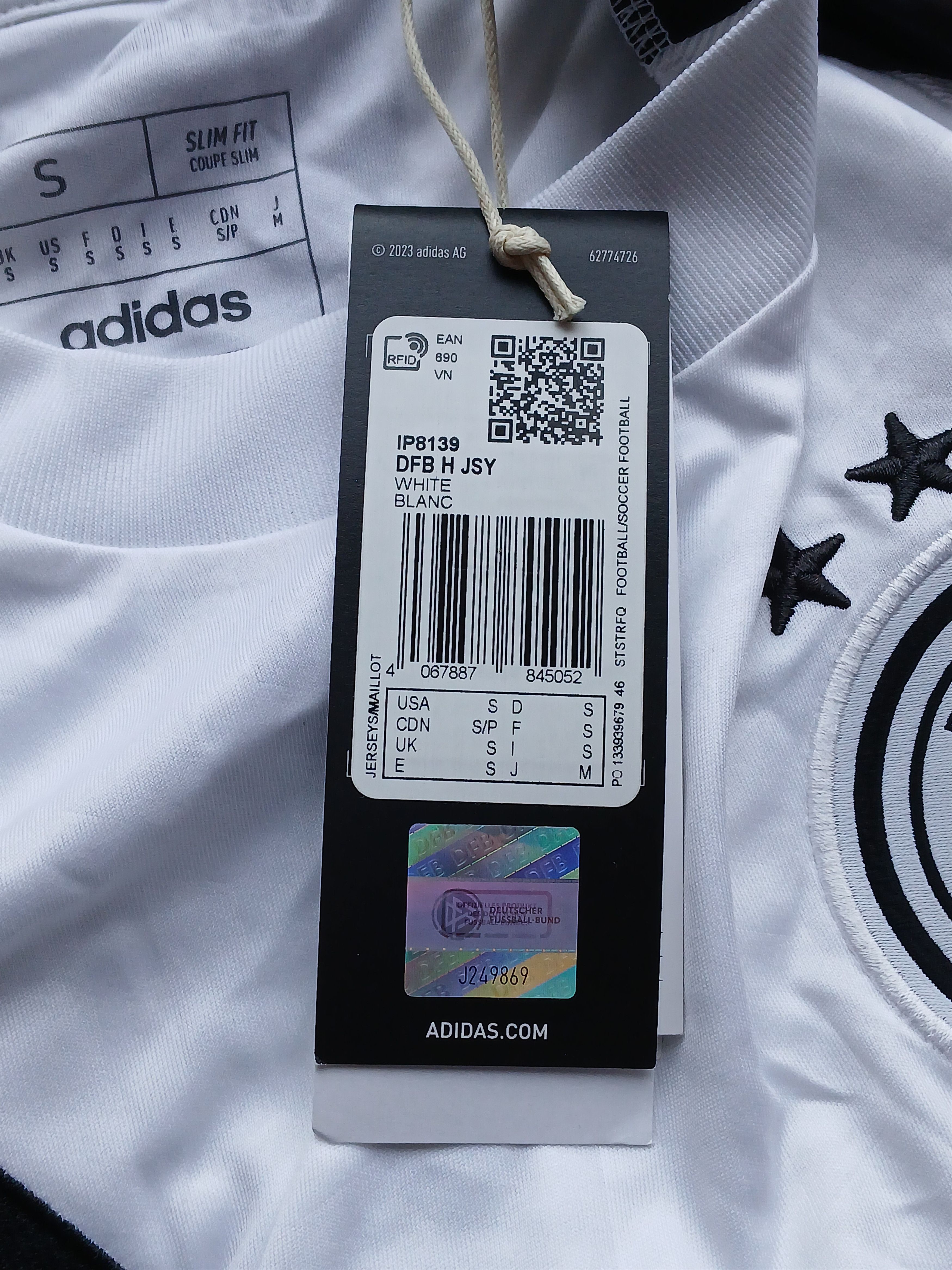 Adidas New Germany National Football Team 24/25 Home Jersey T-Shirt Size US S / EU 44-46 / 1 - 12 Thumbnail