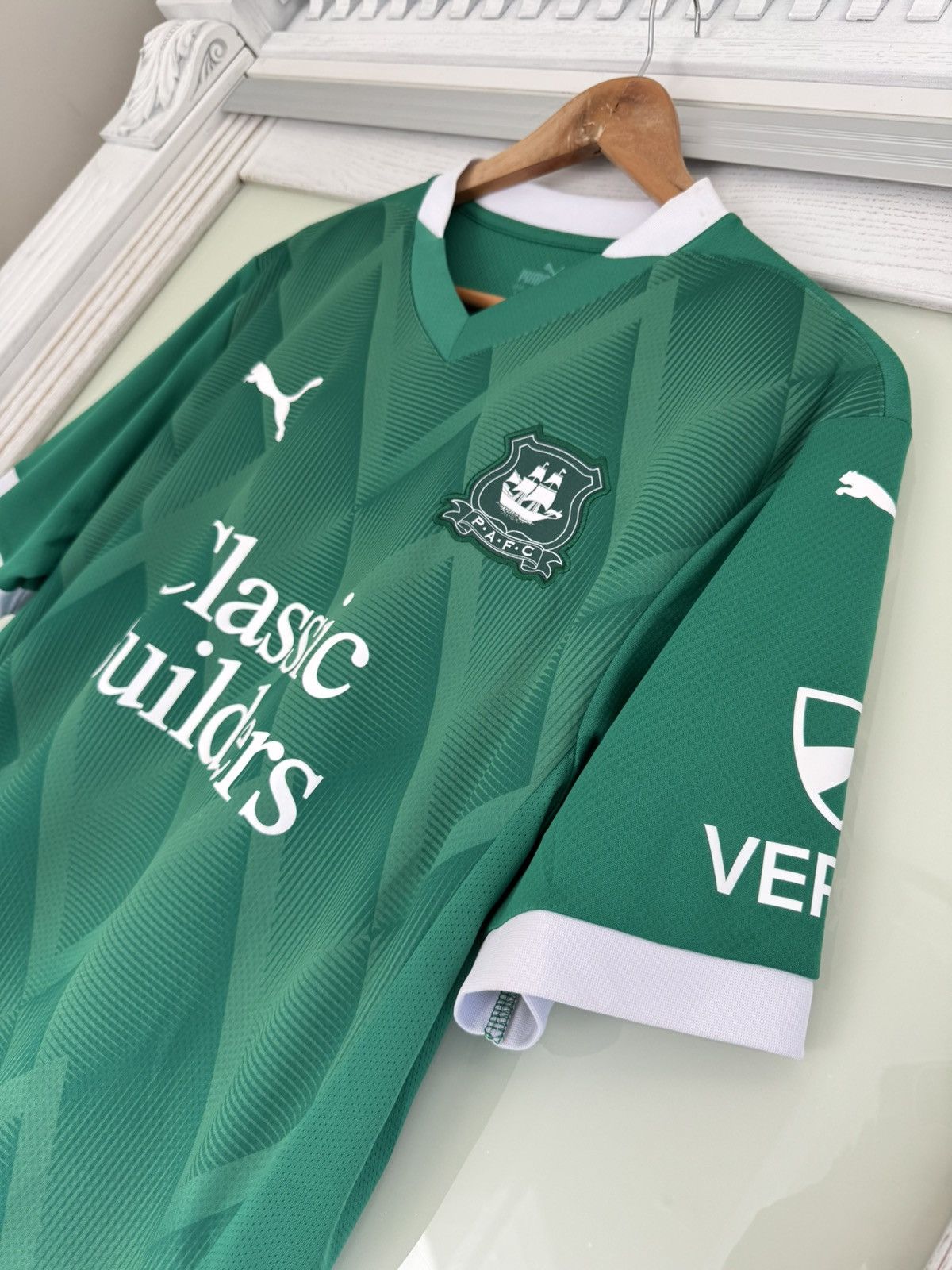 Puma Plymouth 2024-2025 Home Soccer Jersey Football Kit Shirt Size US L / EU 52-54 / 3 - 5 Thumbnail