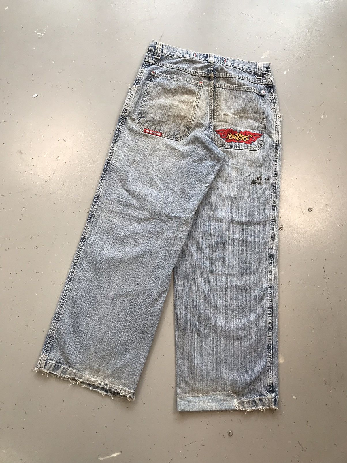 JNCO × Vintage Vintage Jnco distressed loose fit denim Size US 32 / EU 48 - 11 Thumbnail