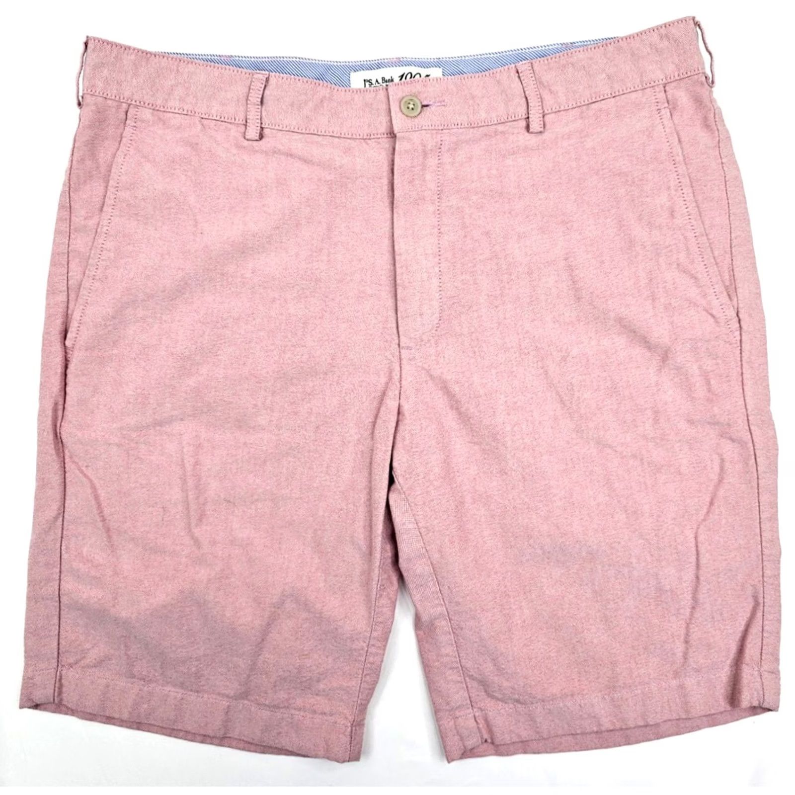 Jos. A. Bank Jos. A. Bank 1905 Golf Shorts Men 34 Red Heather Cotton Flat Front Pockets Inseam 9.5" Casual EUC Size US 34 / EU 50 - 2 Thumbnail