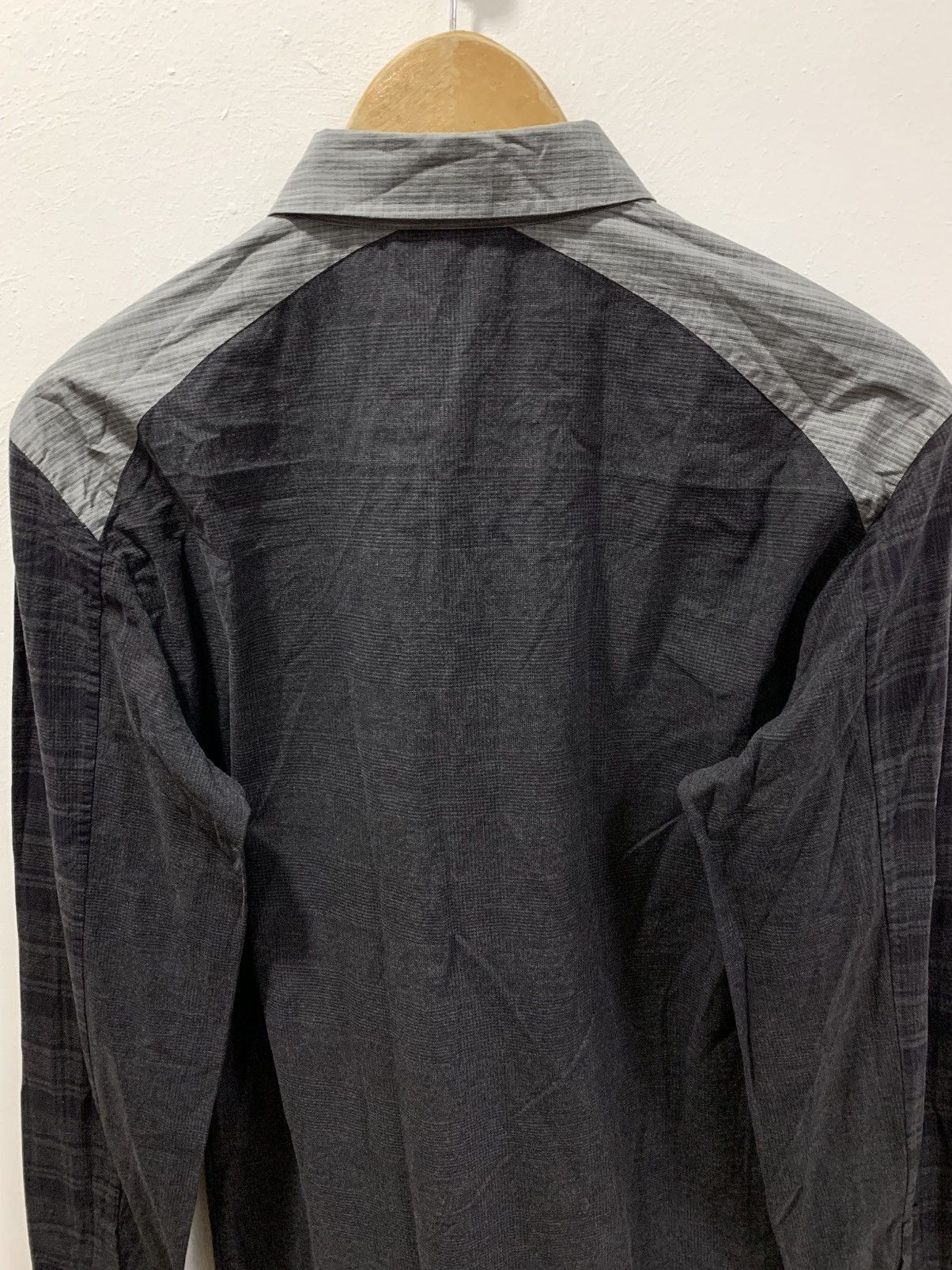 Wooyoungmi WOOYOUNGMI TRI-TONE - COLOR BLOCK BUTTON-UP L/S SHIRT Size US M / EU 48-50 / 2 - 9 Thumbnail