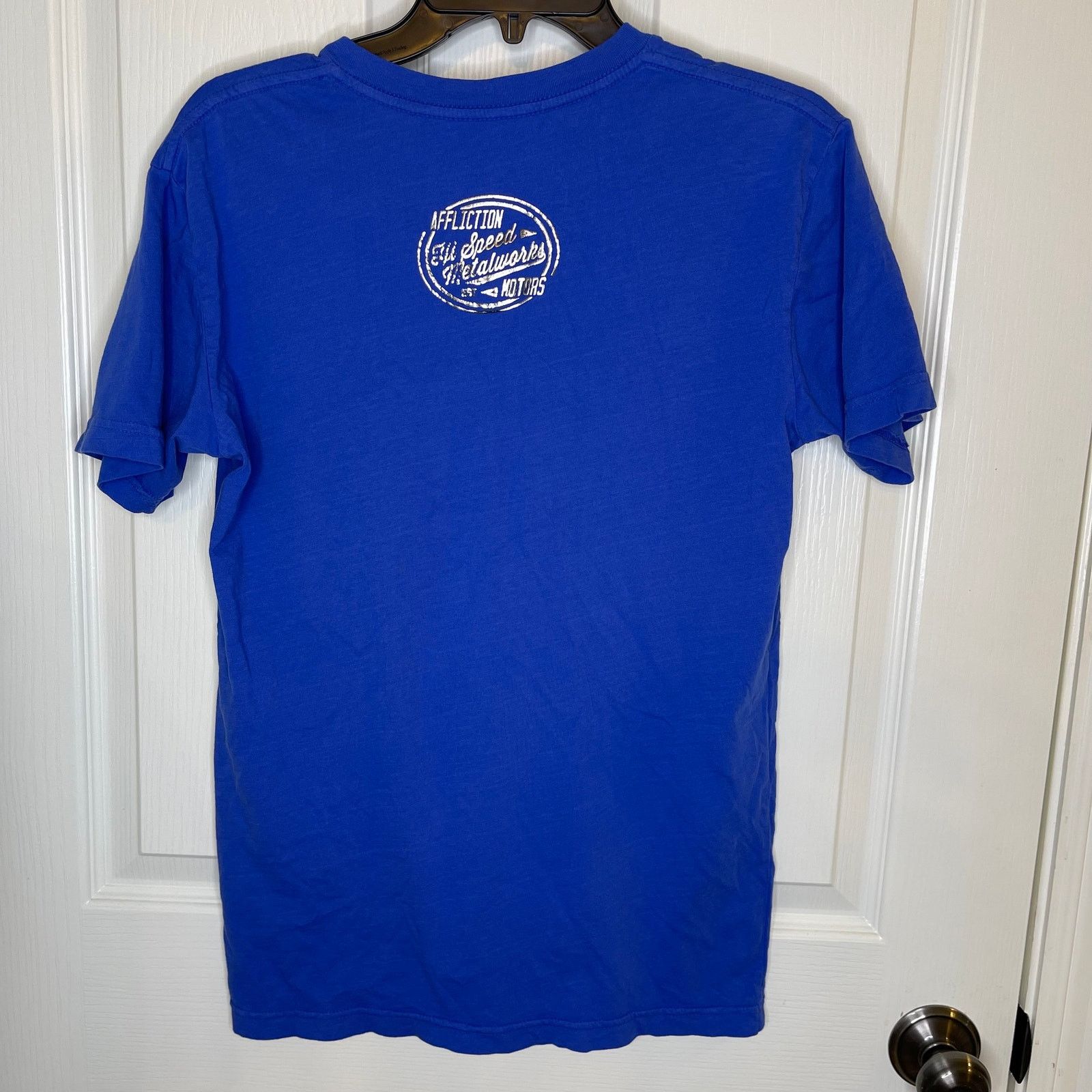 Affliction Affliction Men's American Customs Blue Short Sleeve Tee, S Size US S / EU 44-46 / 1 - 4 Thumbnail