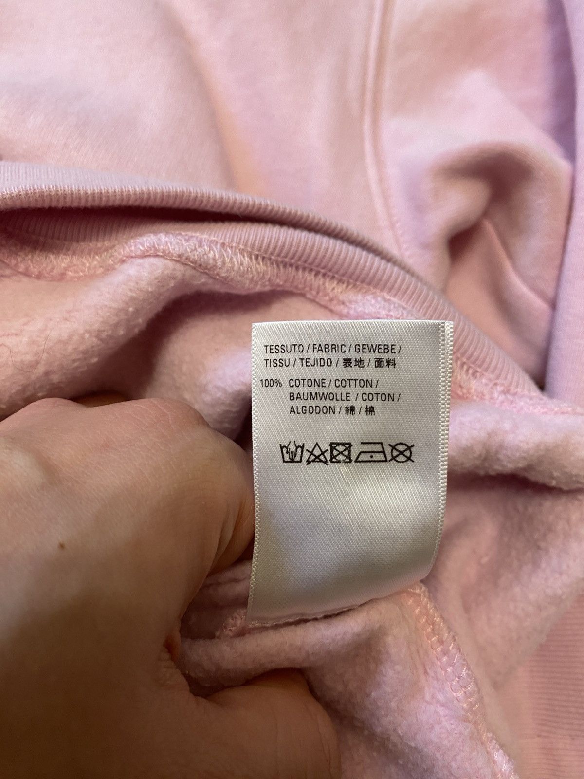 Balenciaga Balenciaga Pink Big Logo Print HoodieOversizedSize XS Unisex Size US XS / EU 42 / 0 - 8 Thumbnail