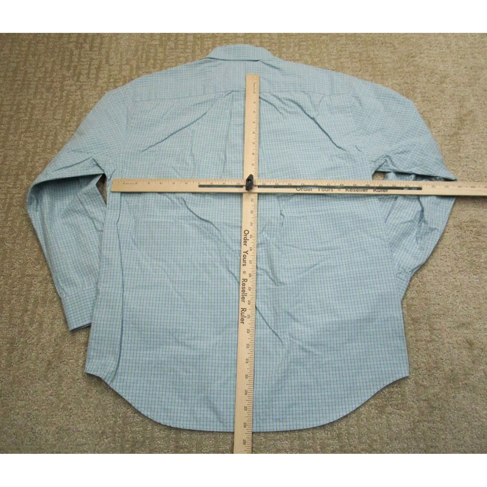 Vineyard Vines Vineyard Vines Shirt Men Medium Blue Aqua Plaid Tucker Long Sleeve Button Down Size US M / EU 48-50 / 2 - 5 Thumbnail