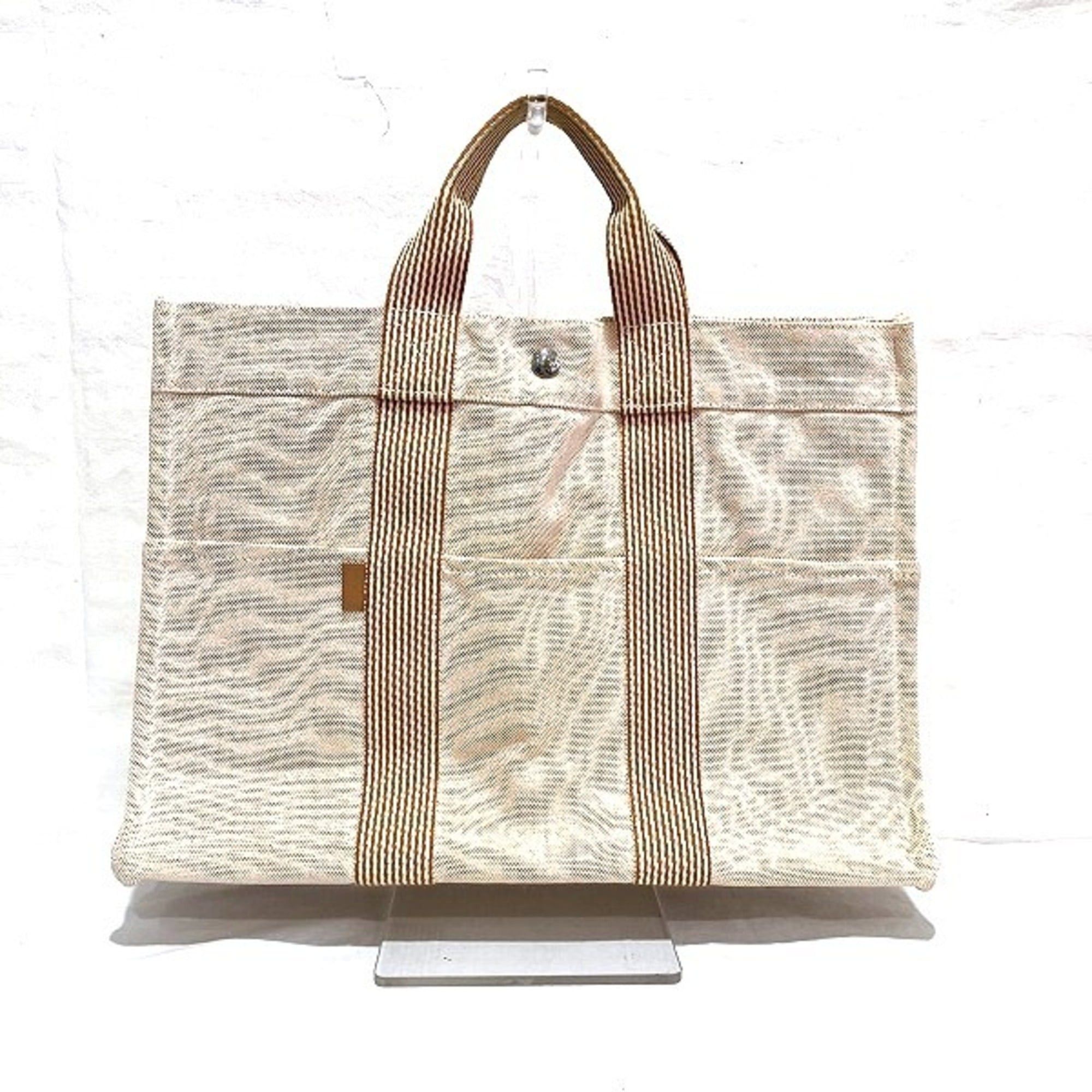 Hermes Hermes New Fourre-Tout MM Canvas Handbag Tote Bag for Men and Women Size ONE SIZE - 1 Thumbnail