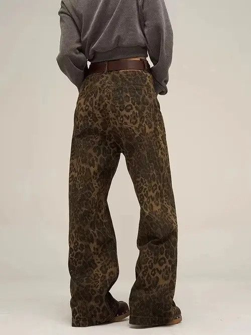 VIBE Leopard Print Y2k Jean Size 25" / US 0 / IT 36 - 2 Thumbnail