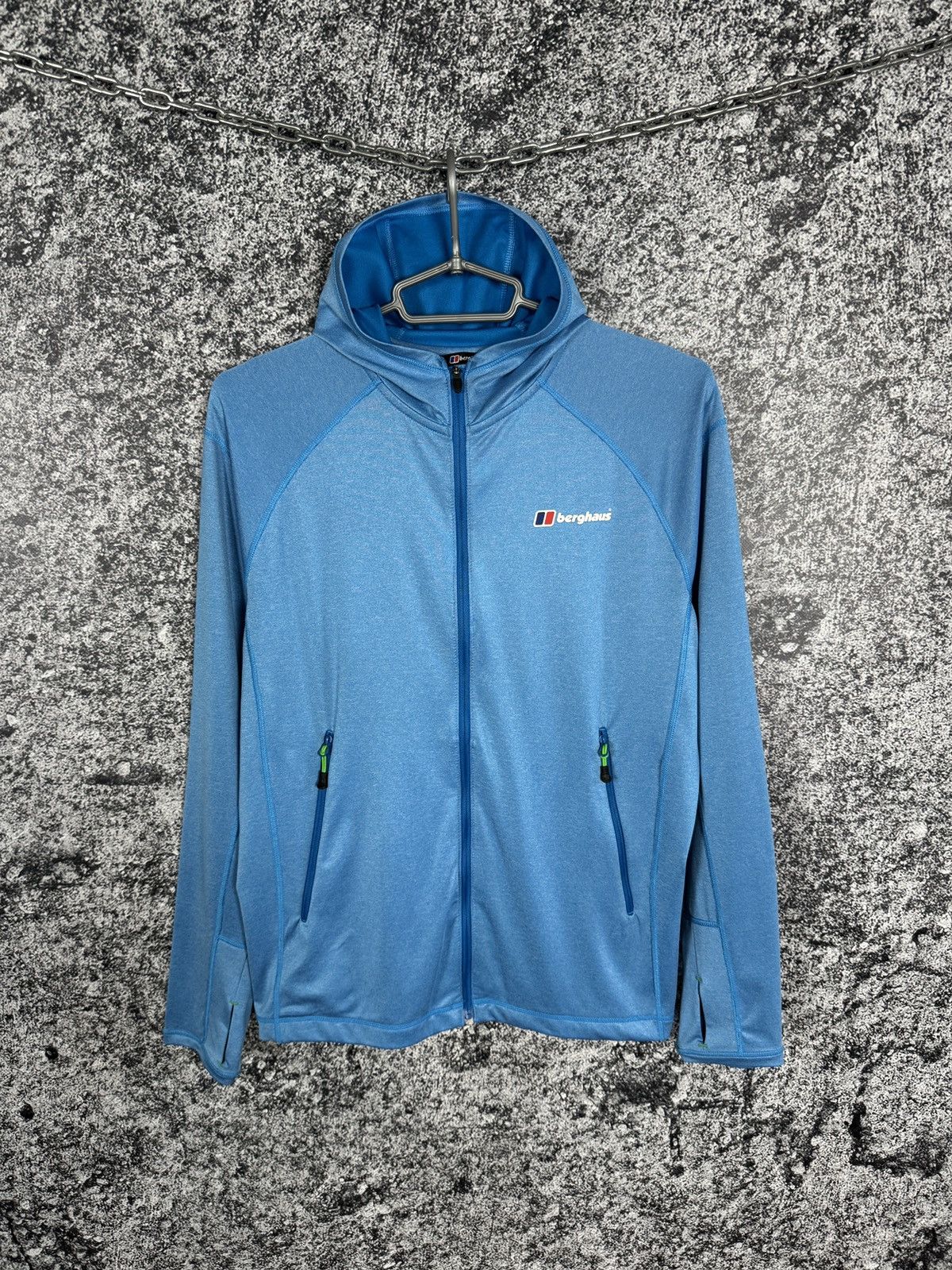 Berghaus Men’s Berghaus Elastic Full Zip Hoodie Pullover Blue Size S Size US S / EU 44-46 / 1 - 1 Thumbnail