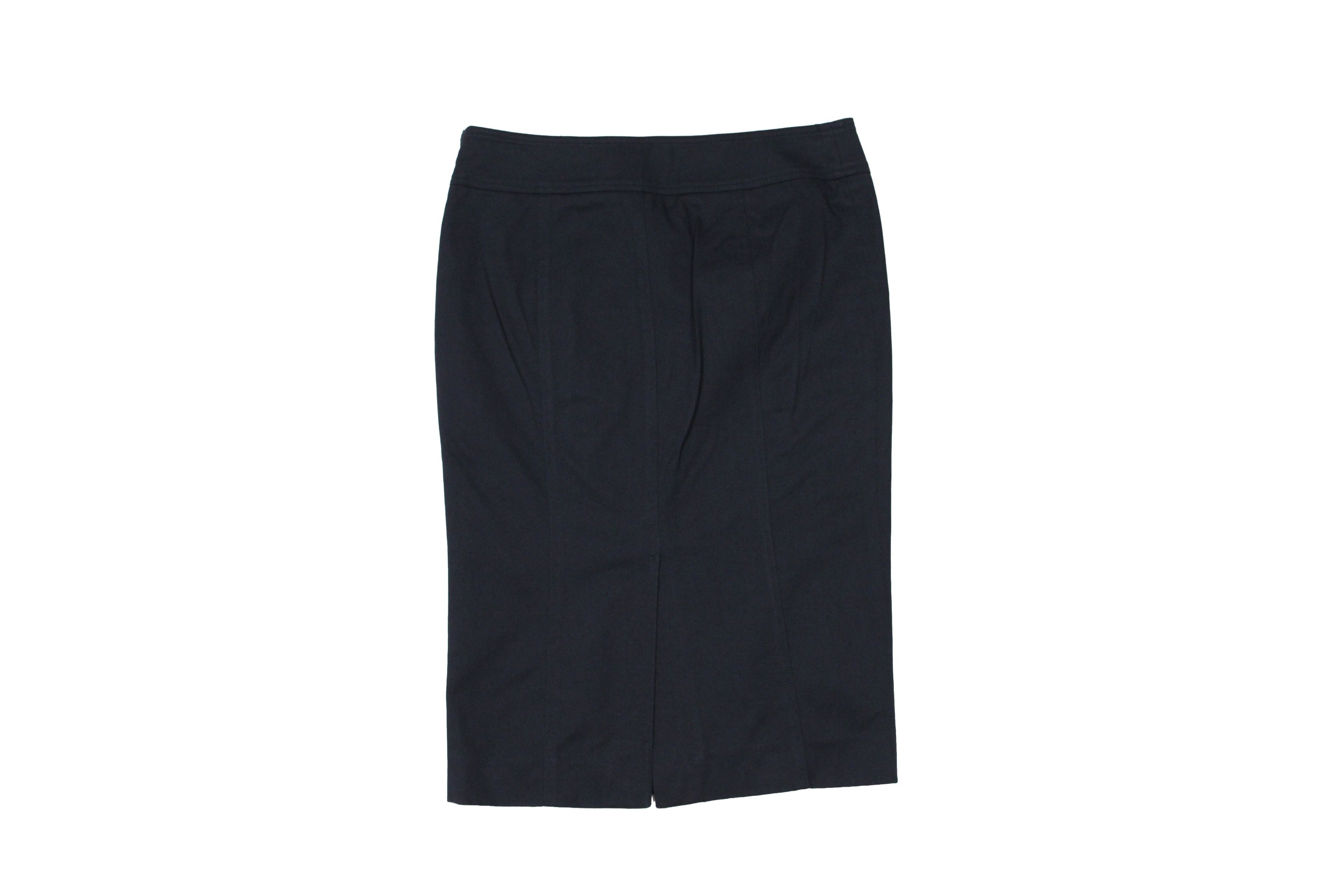 Burberry Prorsum Cotton Midi Skirt Size 27" / US 4 / IT 40 - 2 Thumbnail