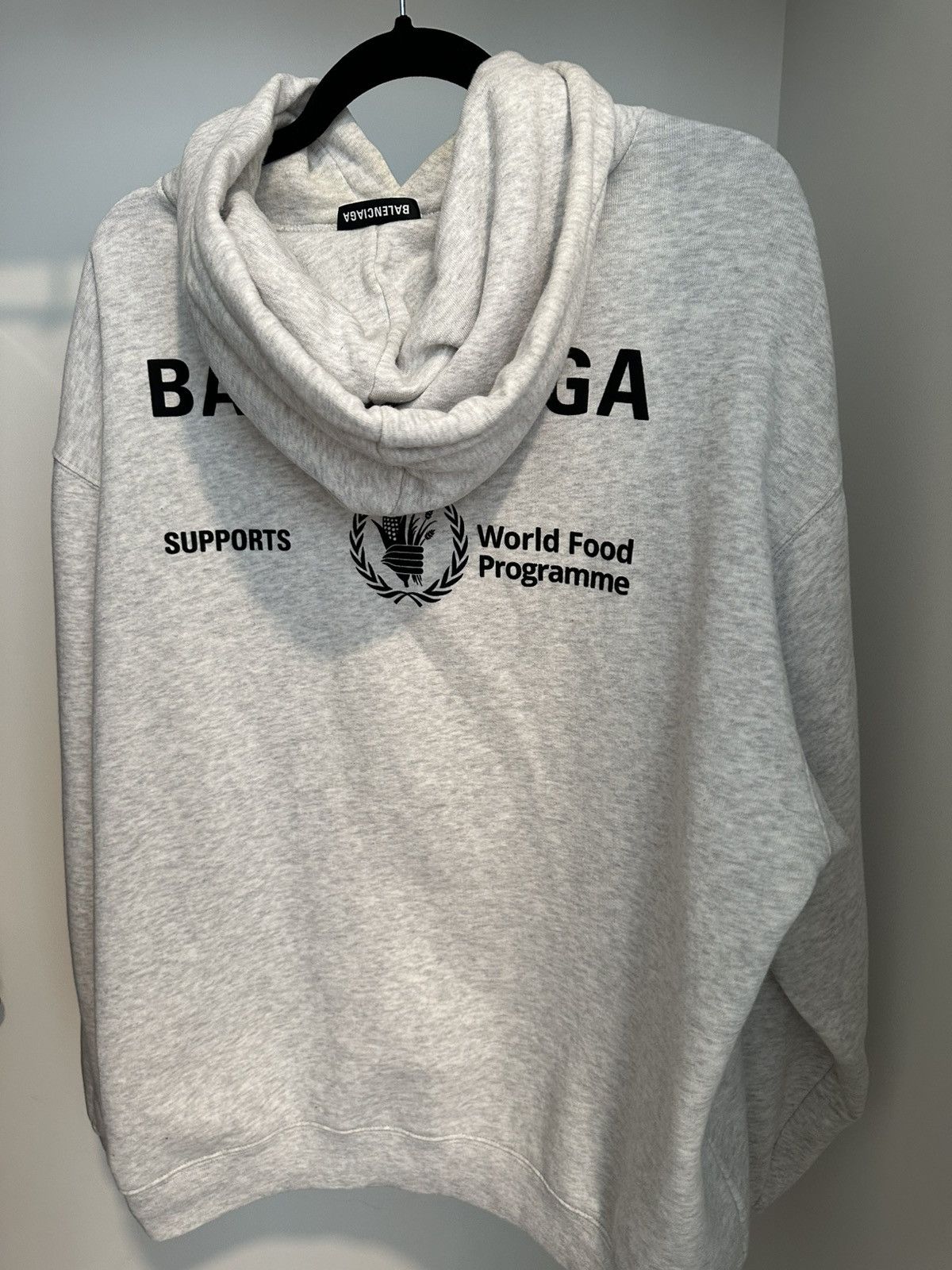 Balenciaga Balenciaga Grey WFP Hoodie Size US L / EU 52-54 / 3 - 3 Thumbnail