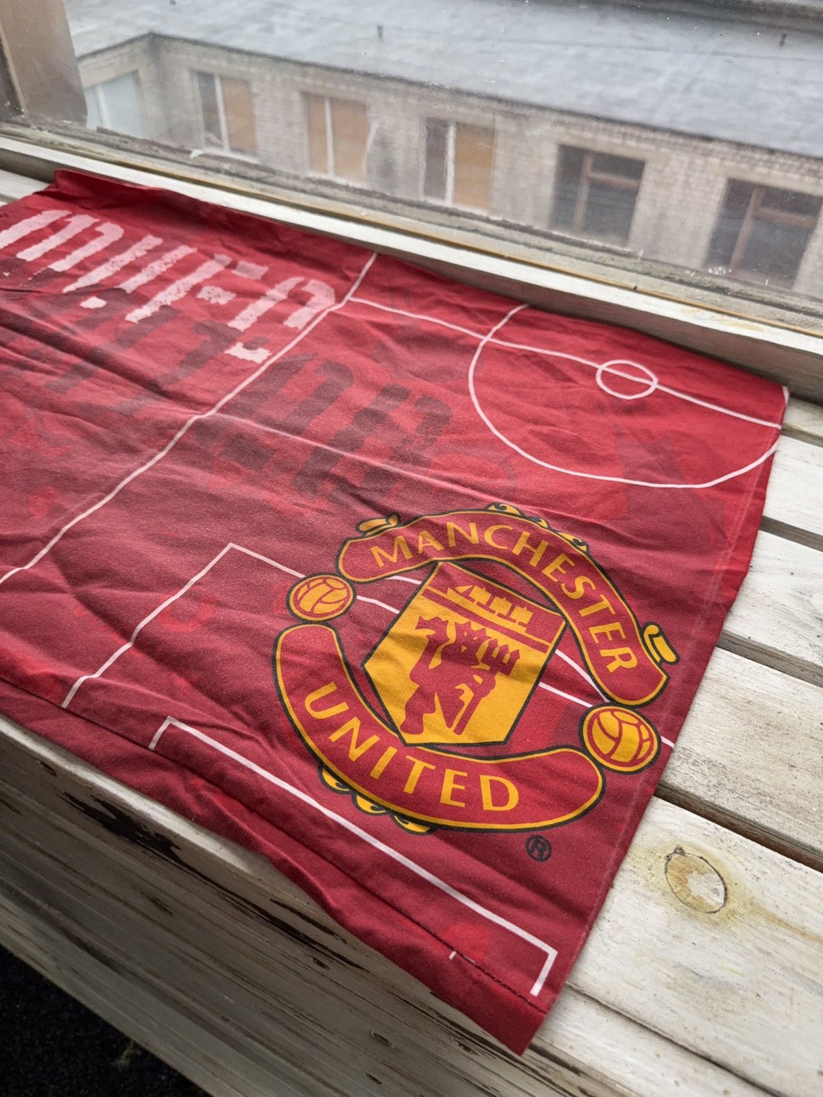 Other 90s Manchester United Pillow Cover Football Pitch Design Size ONE SIZE - 7 Thumbnail