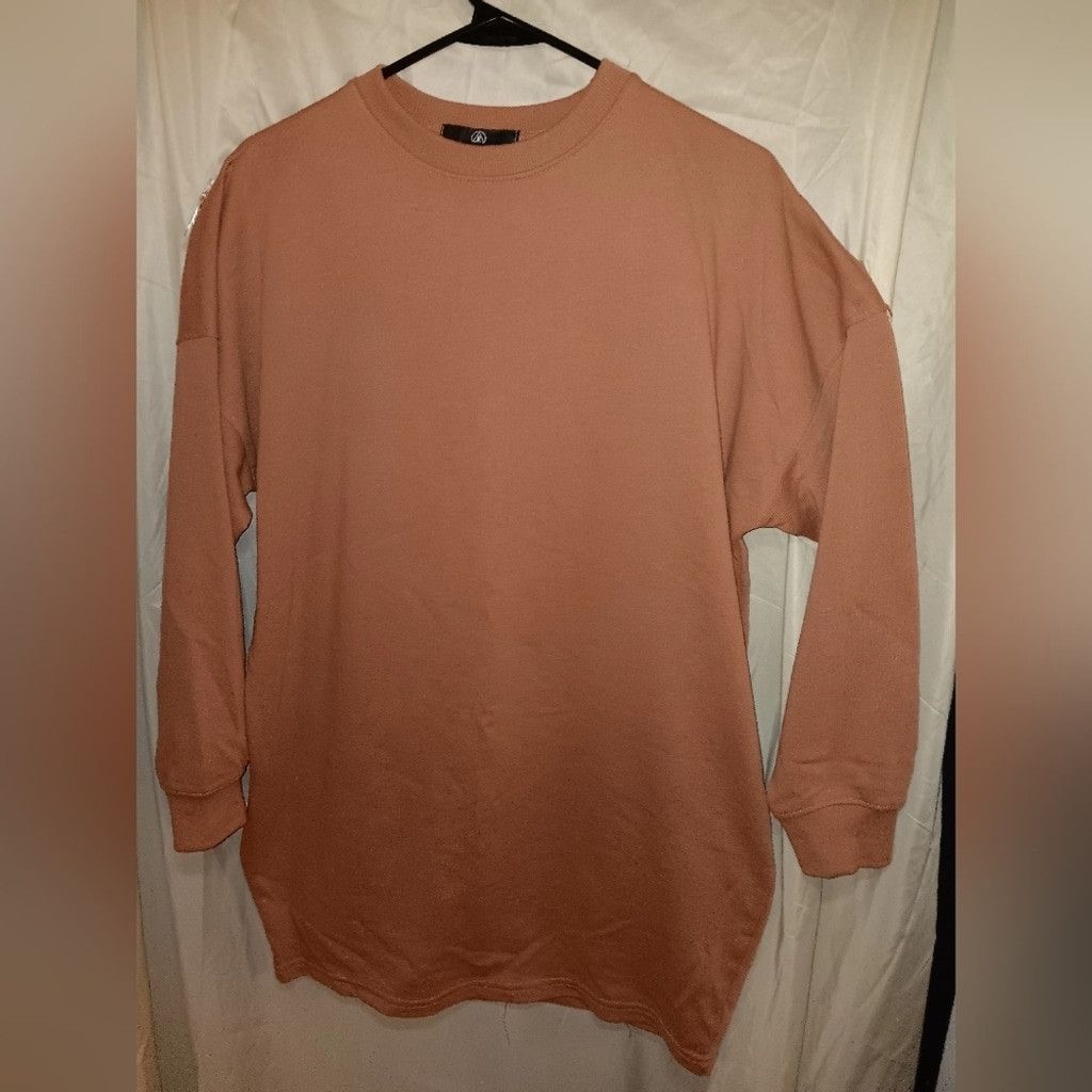 Missguided Missguided Sweatshirt dress, rust colored, womens 0, euc Size XS / US 0-2 / IT 36-38 - 1 Thumbnail
