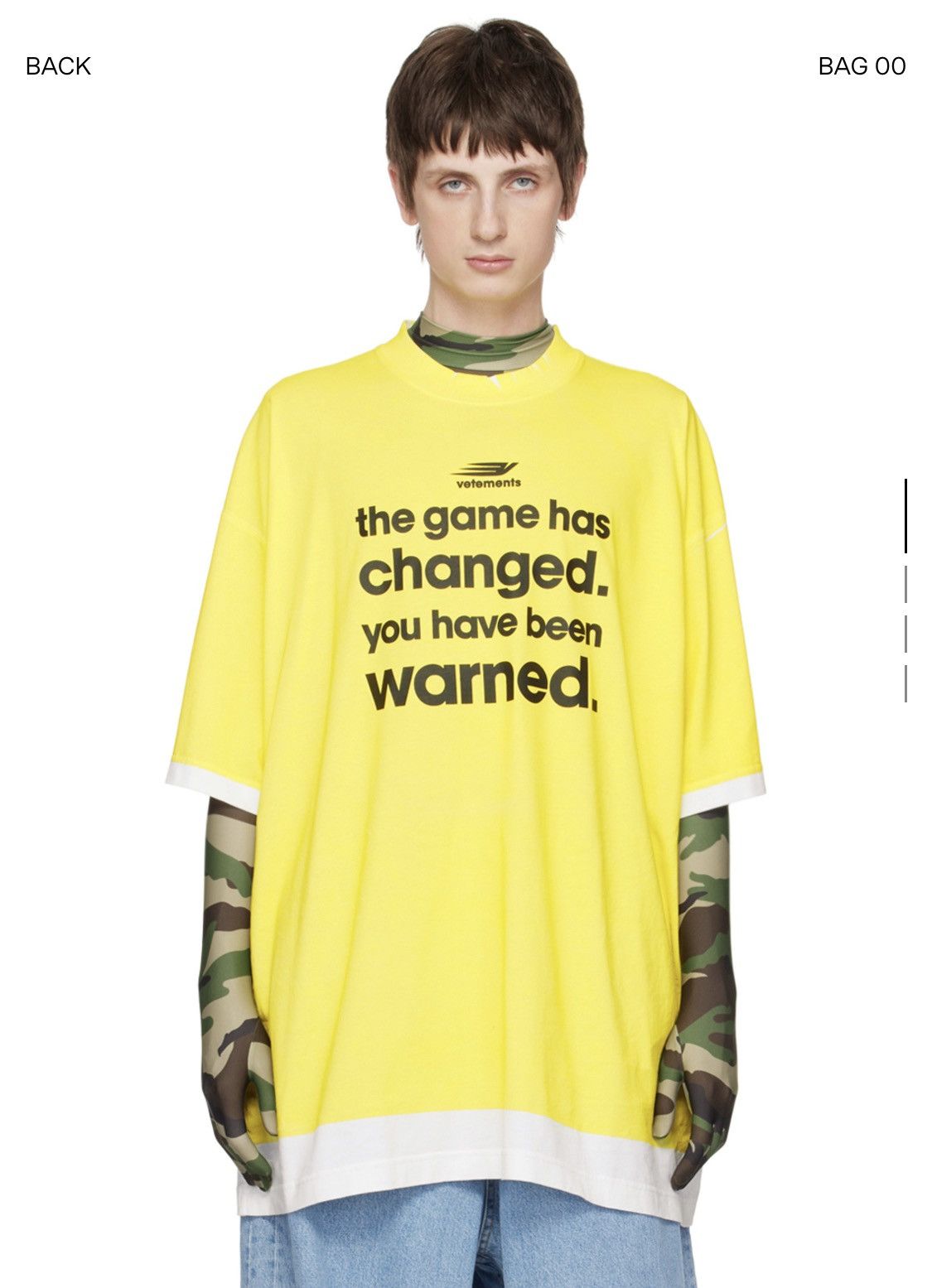 Vetements VETEMENTS 👾⚡️Yellow Game Changing T-shirt *LIMITED EDITION* Size US M / EU 48-50 / 2 - 5 Thumbnail