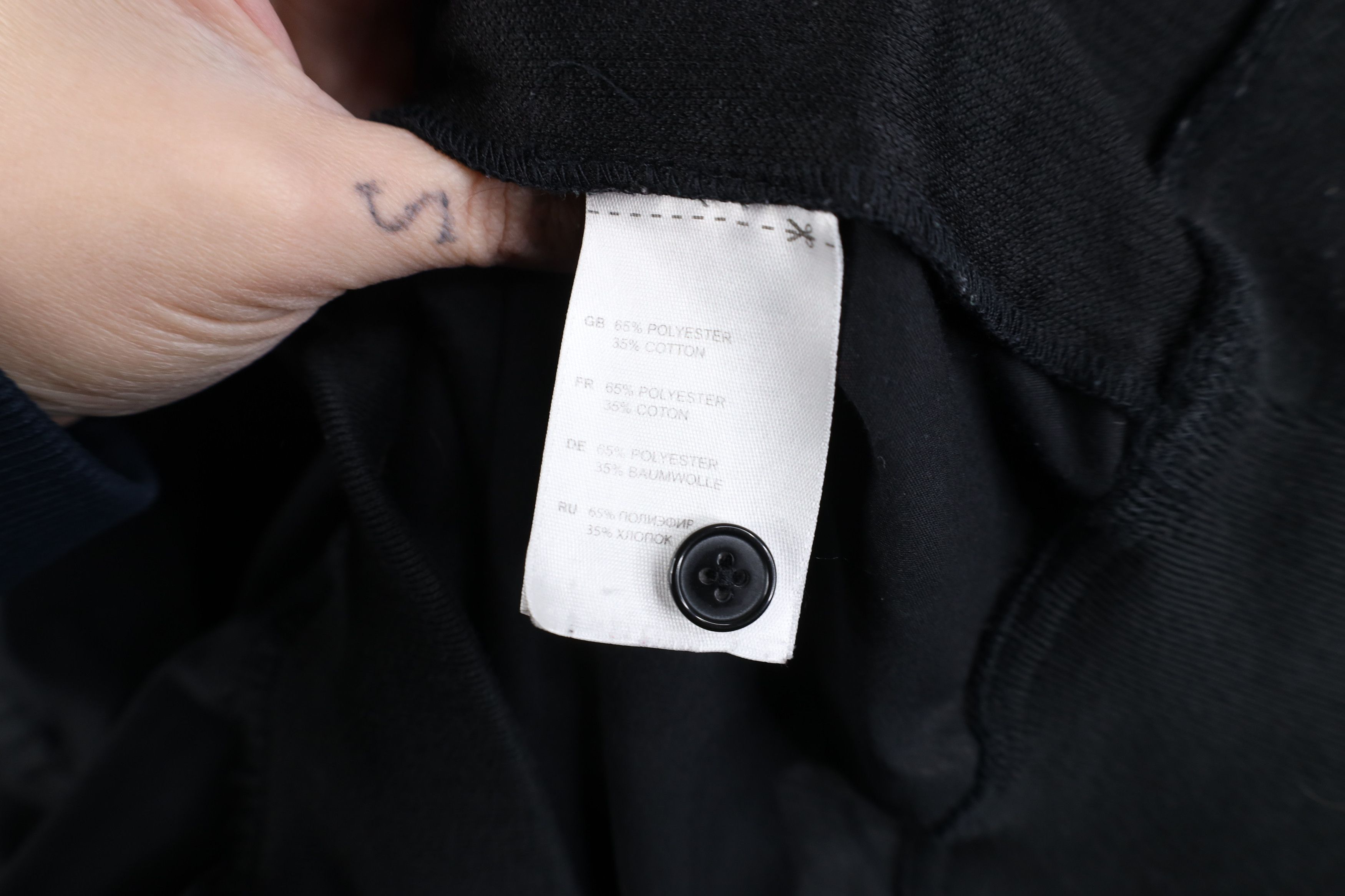 Vintage Vintage 90s Streetwear Collared Pullover Polo Shirt Black Size US XXL / EU 58 / 5 - 9 Thumbnail