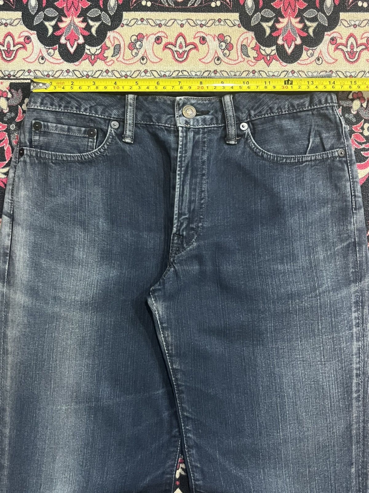 45rpm Vintage Japanese Brand 45RPM Dark Sand Washed Straight Jeans Size US 28 / EU 44 - 13 Thumbnail