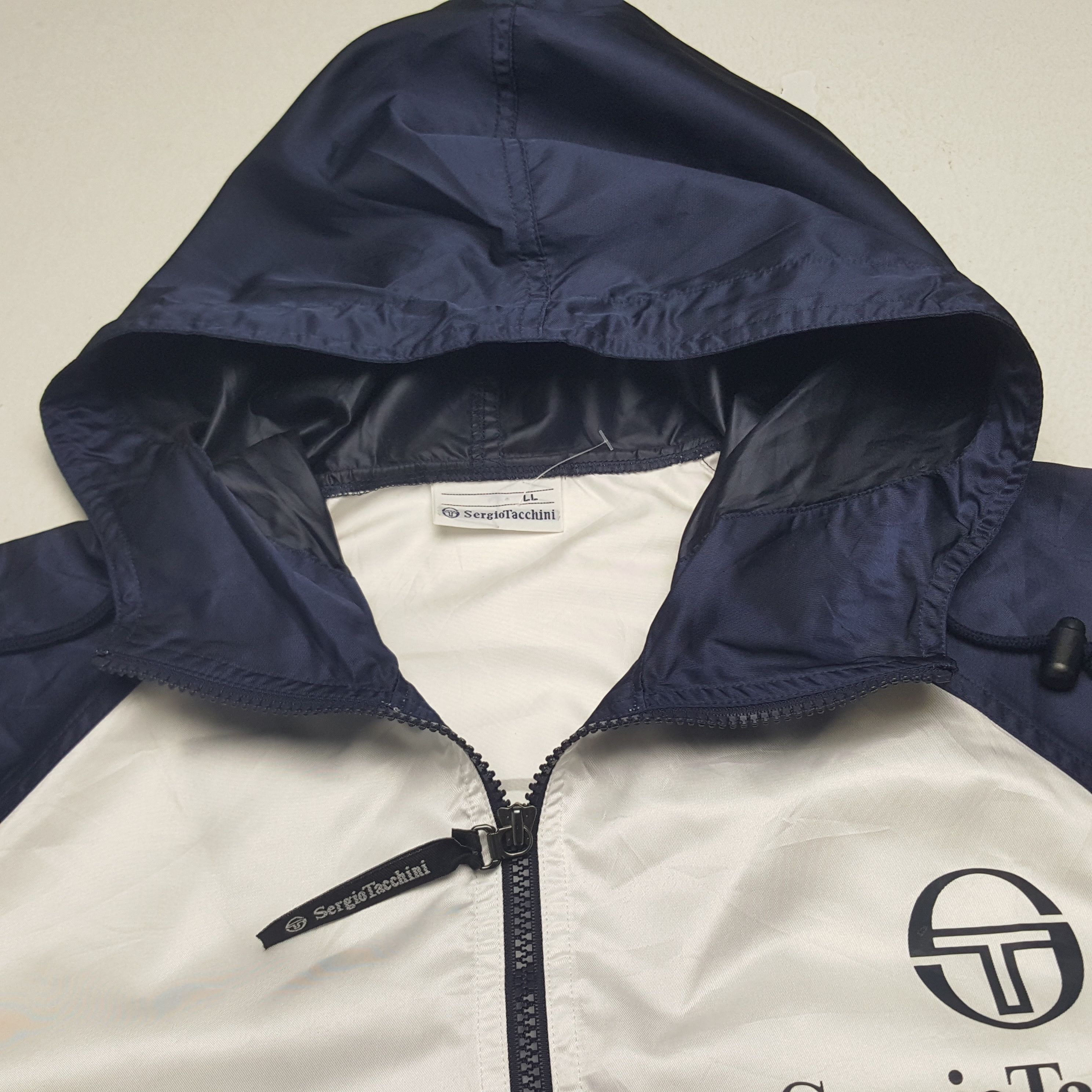 Sergio Tacchini × Vintage Vintage Sergio Tacchini Sports Style Windbreaker Jacket Size US XL / EU 56 / 4 - 5 Thumbnail