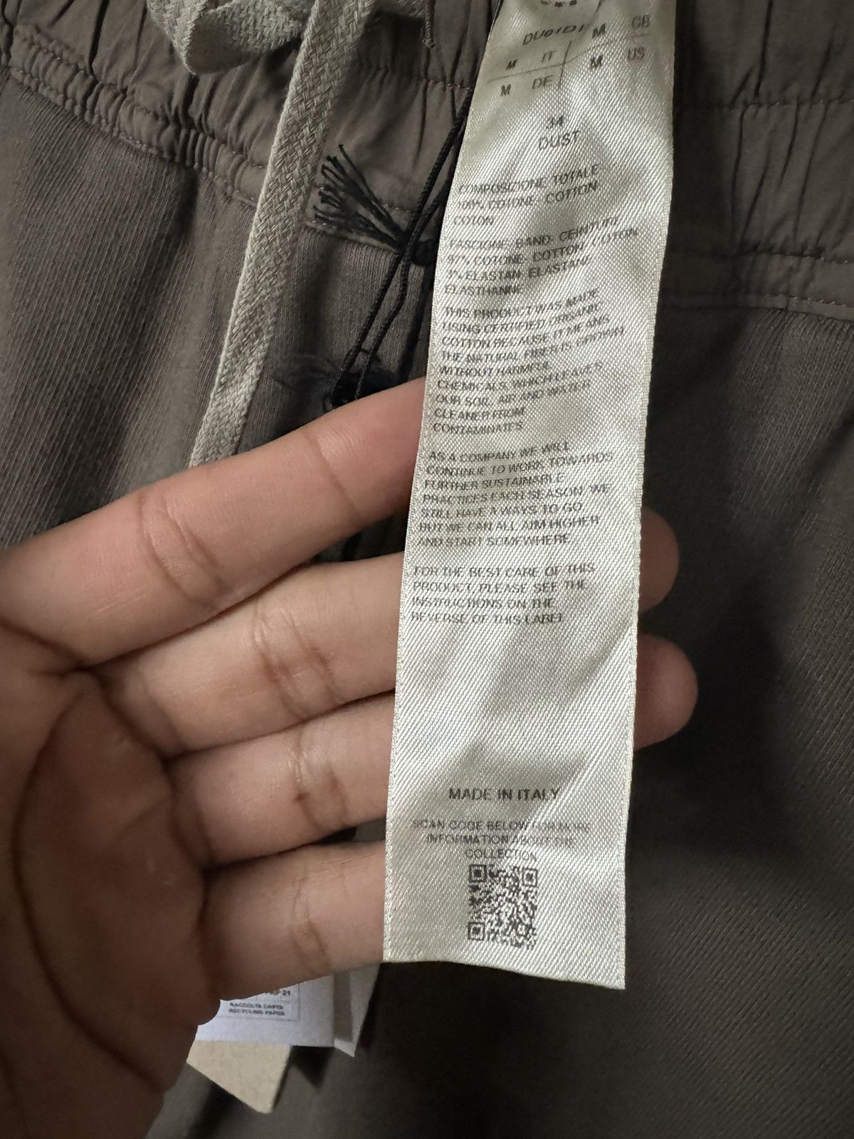 Rick Owens Rick Owens Drkshdw Pusher Pants in Dust Size US 34 / EU 50 - 10 Thumbnail