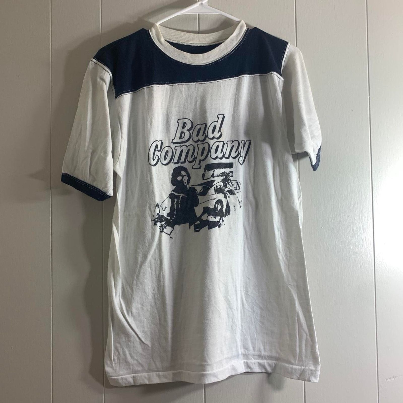 Vintage 70's BAD COMPANY SWAN SONG double sided ringer tee shirt XL Size US XL / EU 56 / 4 - 2 Thumbnail