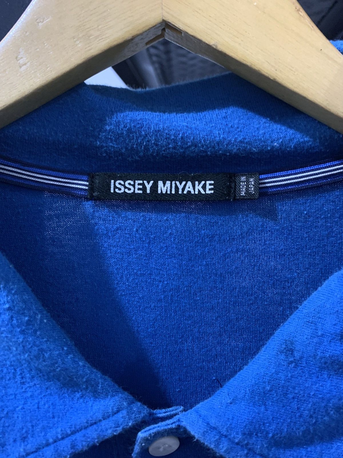 Issey Miyake 1990s Issey Miyake Polo Shirt Size US L / EU 52-54 / 3 - 3 Thumbnail