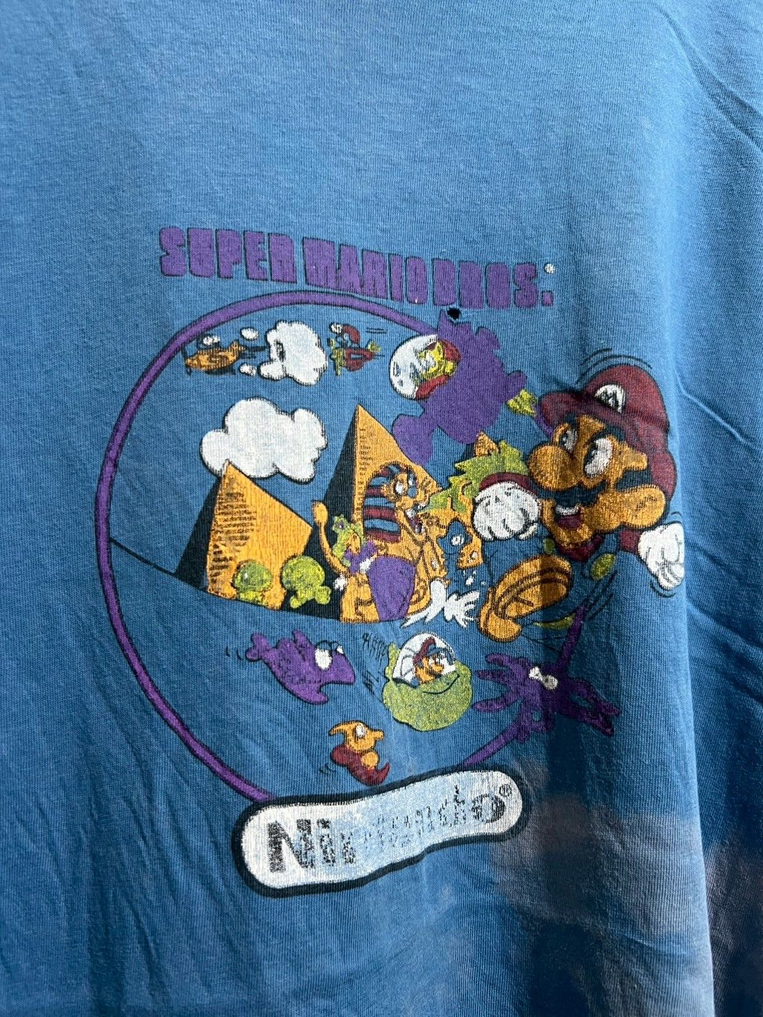 Nintendo × Vintage Vintage 1991's Super Mario Bros Shirt Nintendo bnz03 Size US XS / EU 42 / 0 - 4 Thumbnail