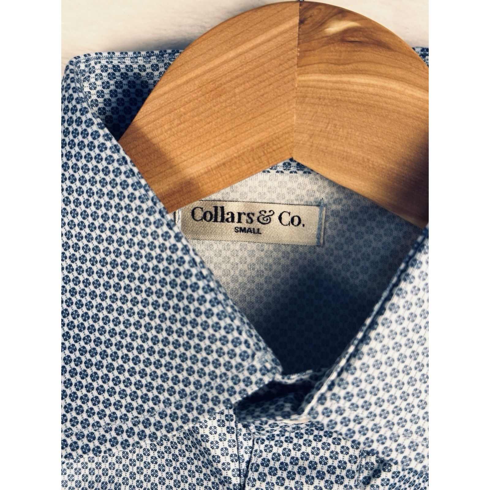 Other Collars & Co. Semi-Spread Collar Polo Shirt Blue Size Small Size US S / EU 44-46 / 1 - 7 Thumbnail