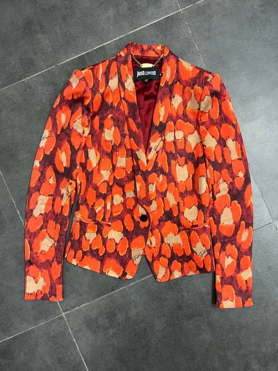 Just Cavalli Just Cavalli Psychedelics Printed Blazer Jacket Size S / US 4 / IT 40 - 4 Thumbnail