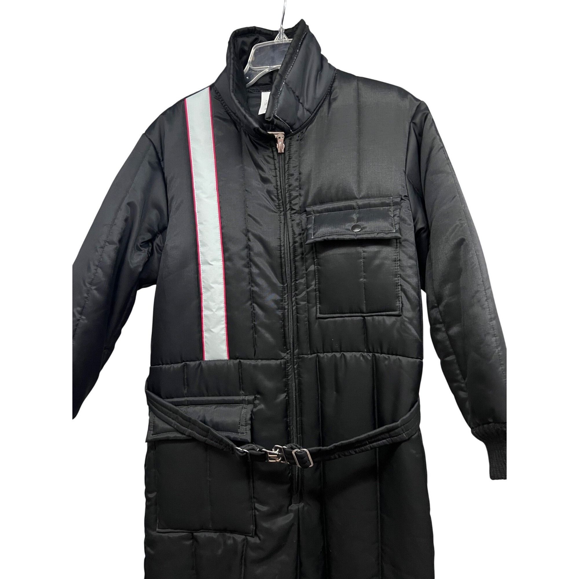 Vintage Walls Blizzard Pruf Womens Black Insulated Quilted Belted Zi Size 38" / US 16 / IT 52 - 4 Thumbnail