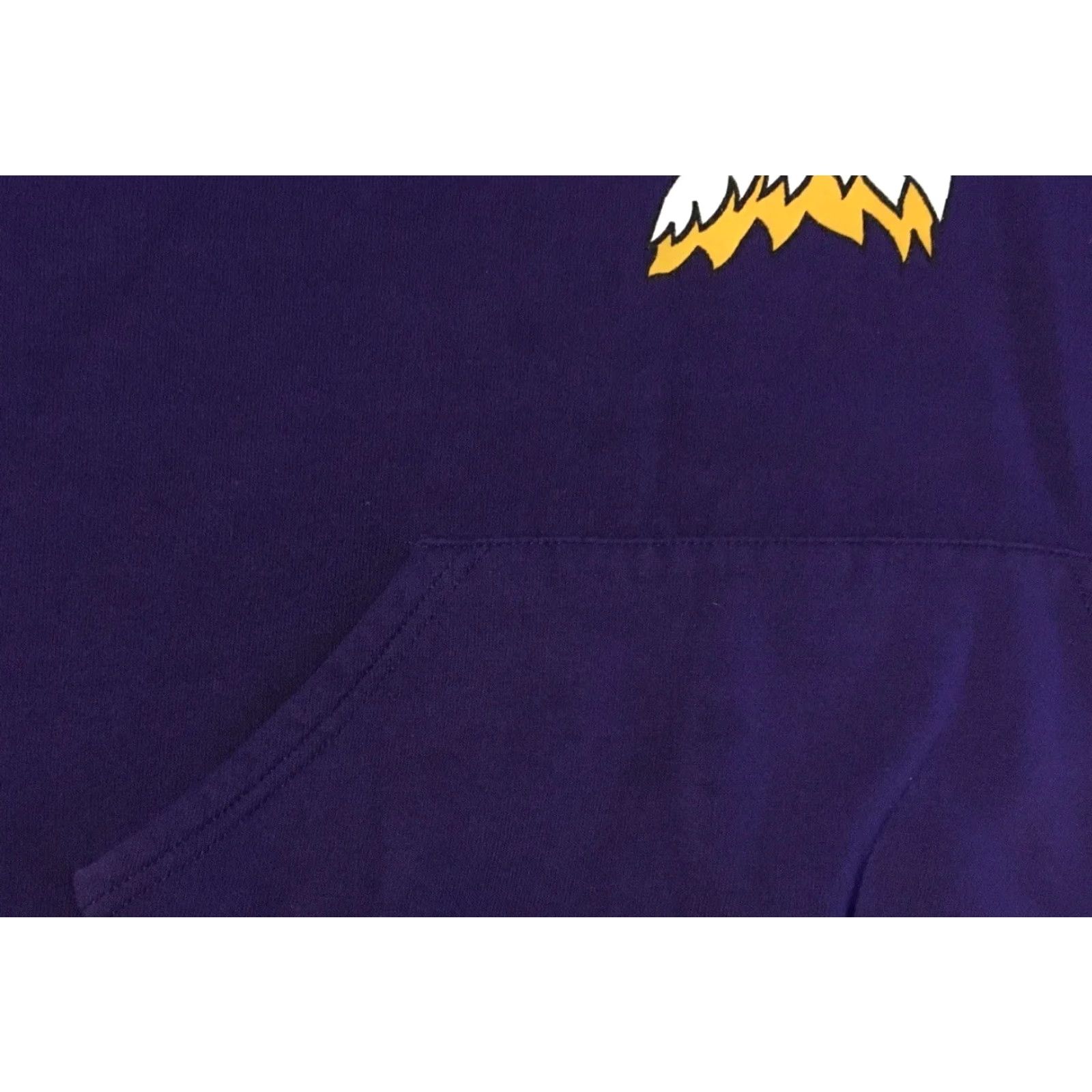 Russell Athletic VINTAGE Russell Athletic Avon Eagles Hoodie Shirt Mens S Purple 90s Army School Track Pullover Distressed Vintage (Bleach) Size US S / EU 44-46 / 1 - 4 Thumbnail