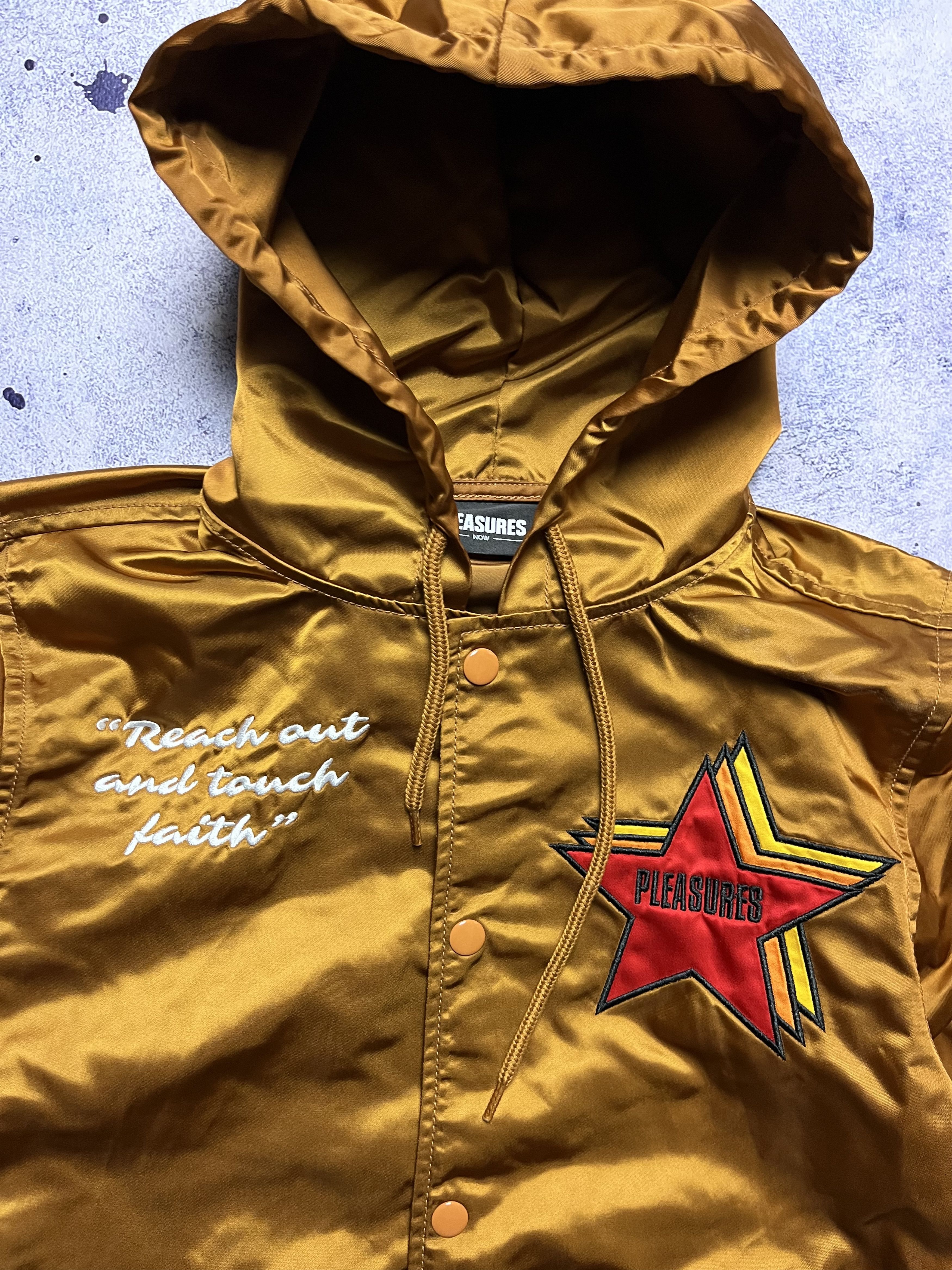 Pleasures Pleasures Crazy Nylon Windbreaker Light Jacket Big Star Size US S / EU 44-46 / 1 - 4 Thumbnail