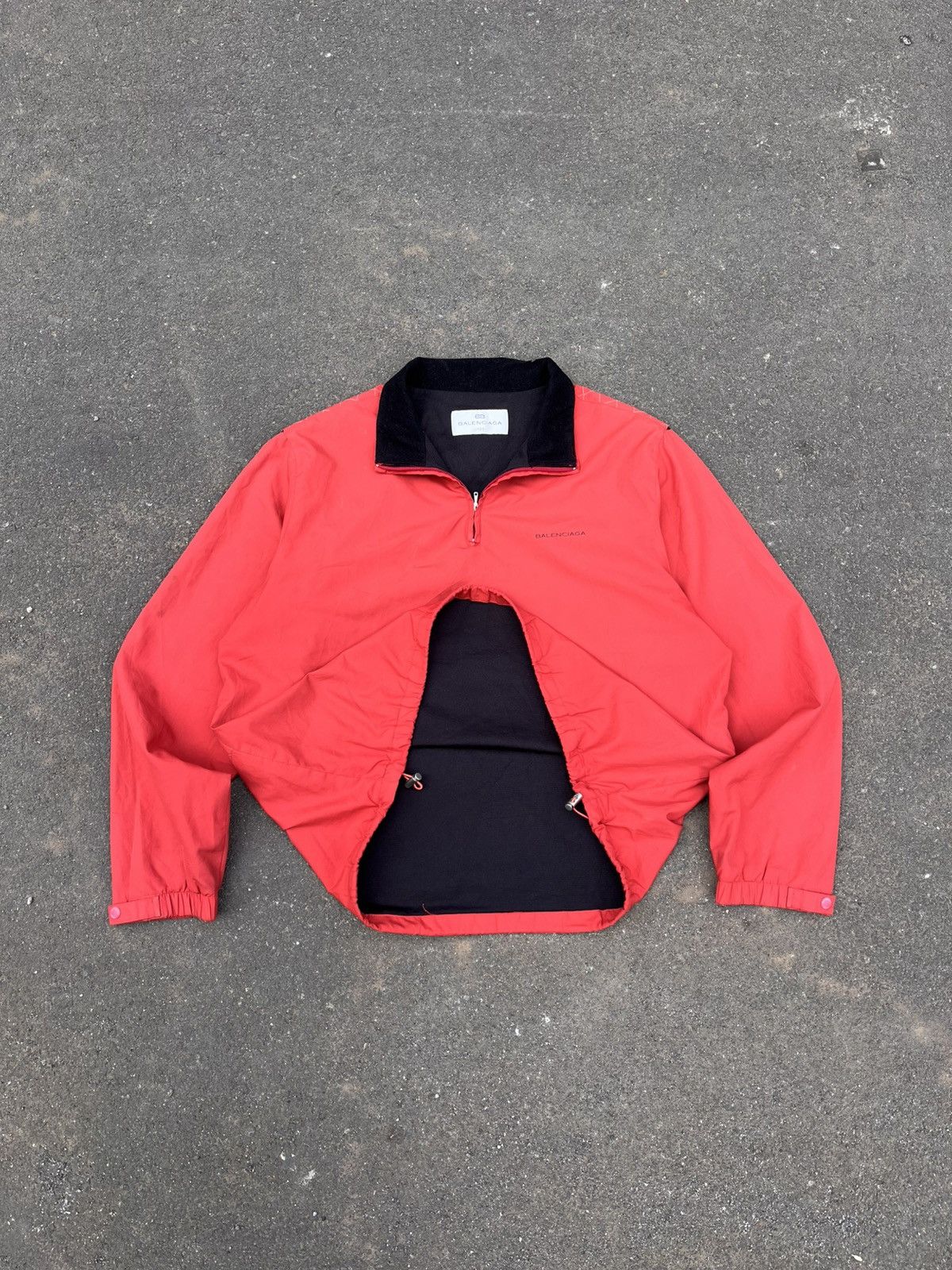 Balenciaga Balenciaga Paris Halfzip Jacket Size US L / EU 52-54 / 3 - 1 Thumbnail