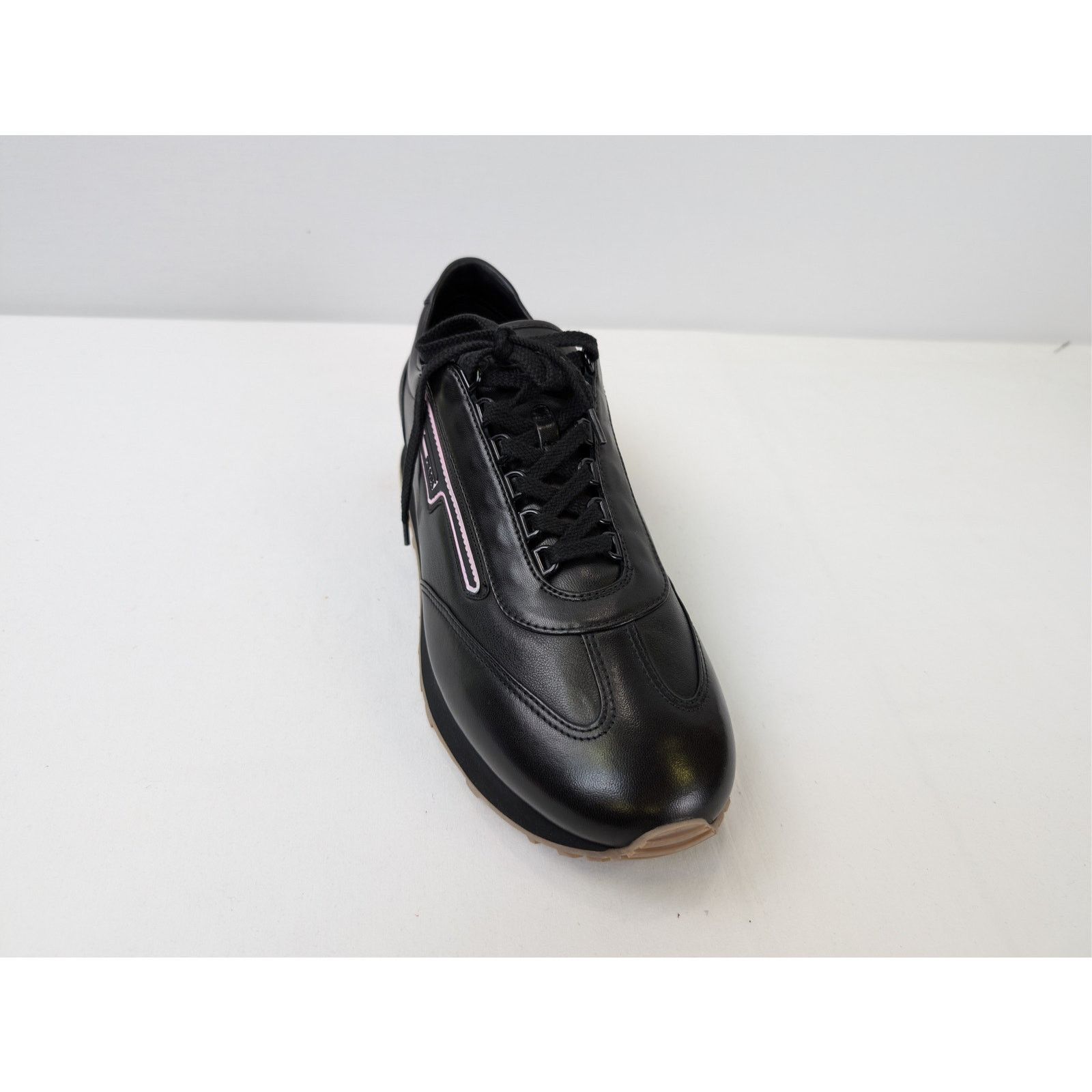 Prada o1rshd1 Leather Sneakers in Black Size US 10.5 / EU 43-44 - 3 Thumbnail