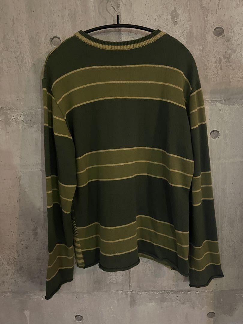 Comme des Garcons × Ganryu Cobain Striped Knit Sweater Size US M / EU 48-50 / 2 - 2 Thumbnail
