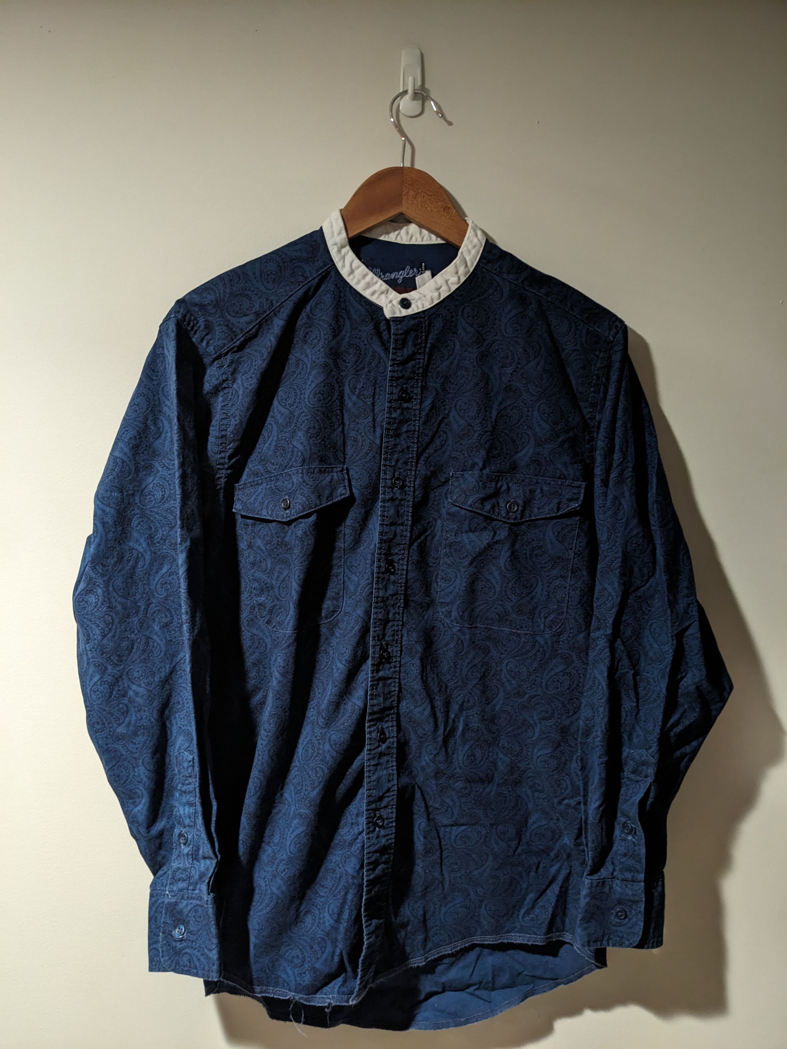 Wrangler Vintage 90s Wrangler Western Wear Cowboy Button Up Shirt Size US M / EU 48-50 / 2 - 1 Thumbnail