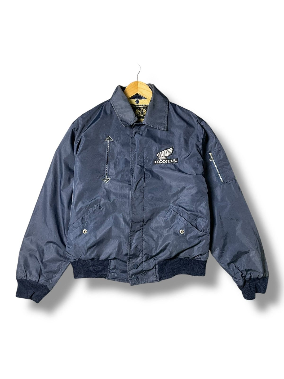 Honda Vintage Honda Racing Winter Bomber Jacket (68) Size US S / EU 44-46 / 1 - 1 Thumbnail