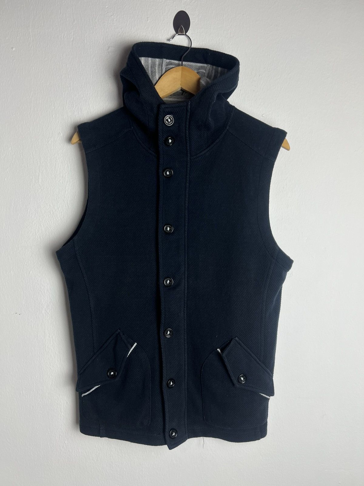 Japanese Brand TK Mixpiece Vest Hoodie Size US L / EU 52-54 / 3 - 1 Thumbnail